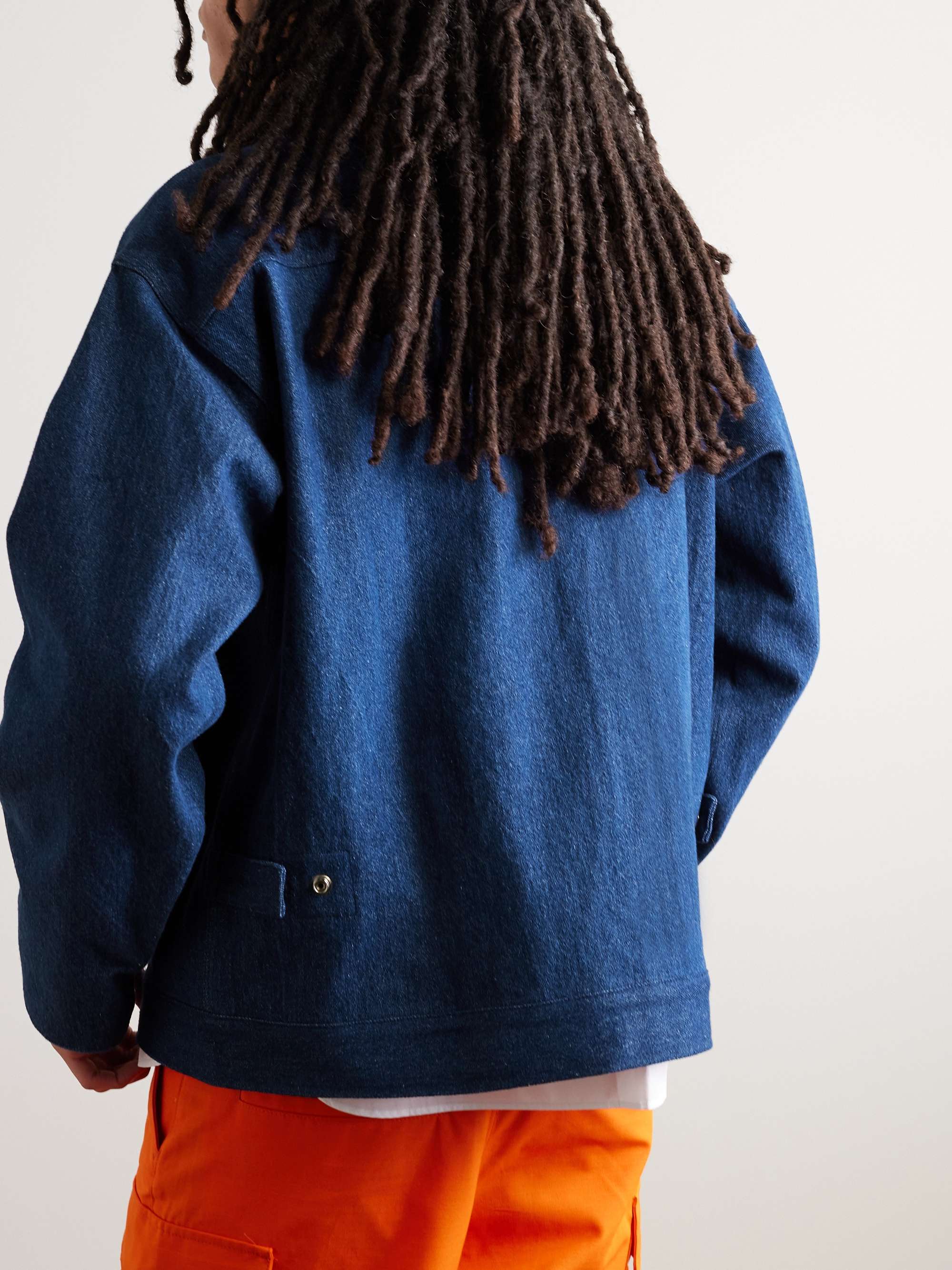 RANDY'S GARMENTS Corduroy-Trimmed Cotton-Canvas Jacket