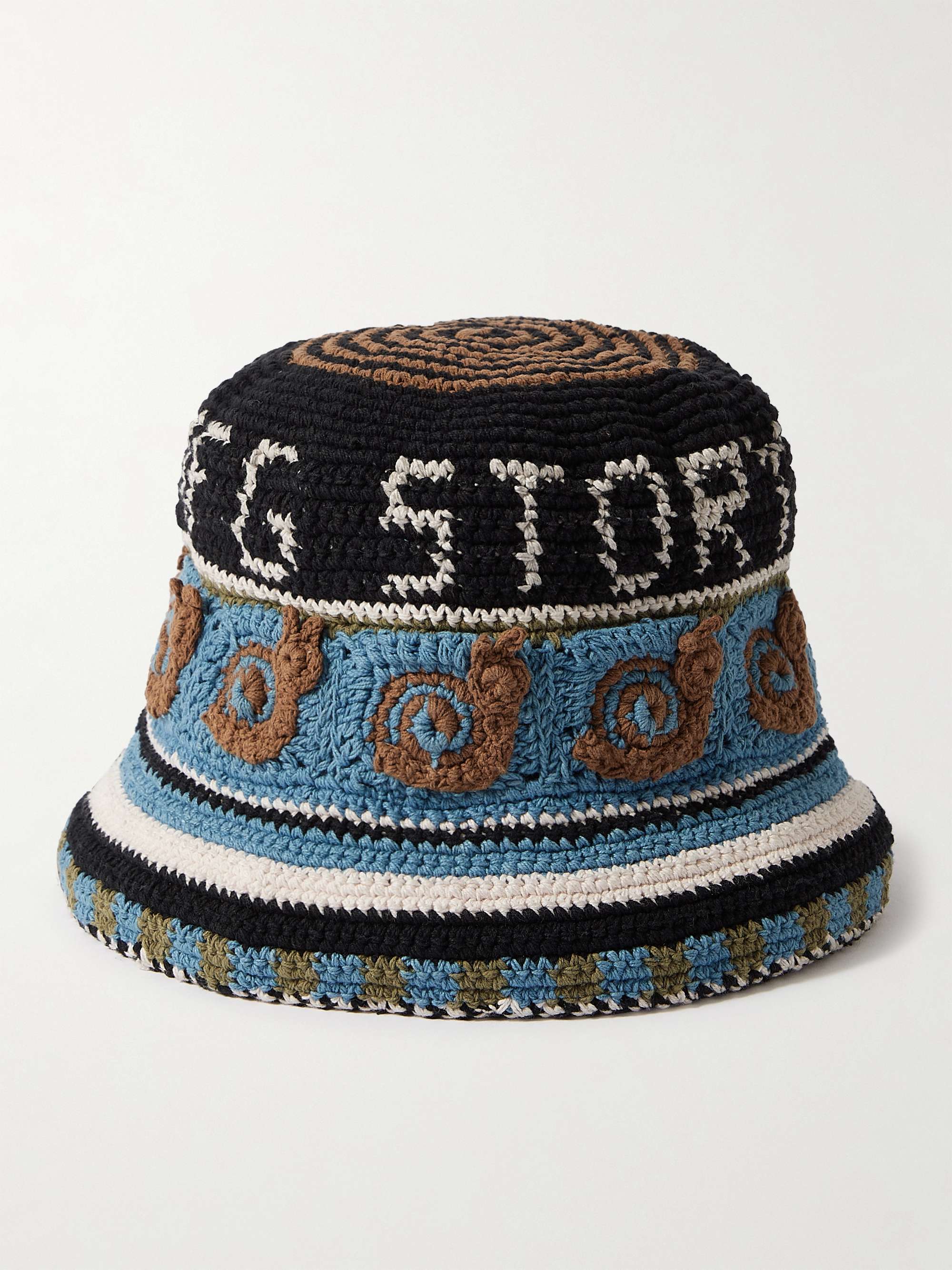 STORY MFG. Crocheted Organic Cotton Bucket Hat