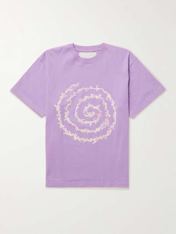 mrporter.com | Grateful Printed Organic Cotton-Jersey T-shirt