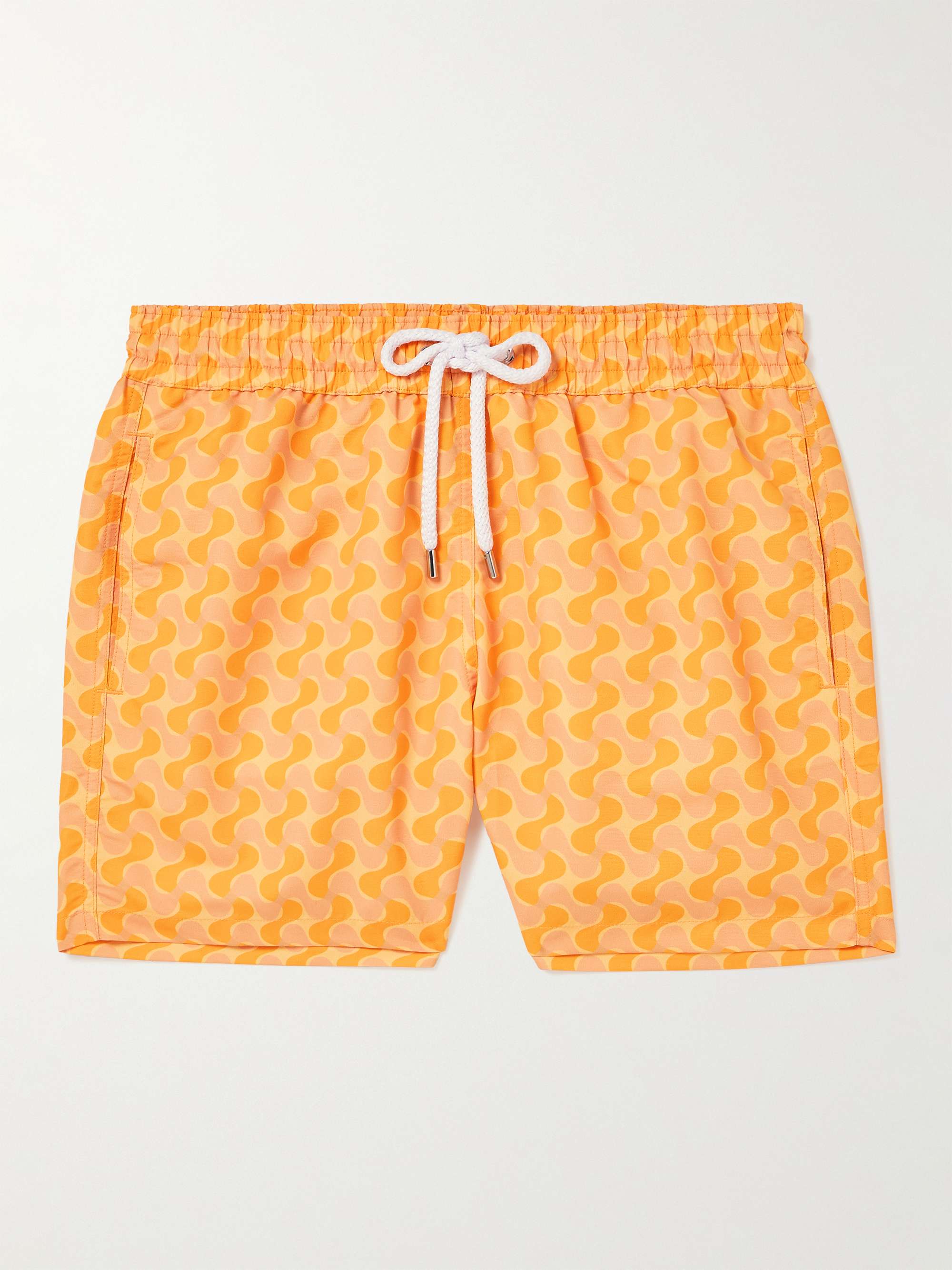 FRESCOBOL CARIOCA Straight-Leg Short-Length Printed Swim Shorts