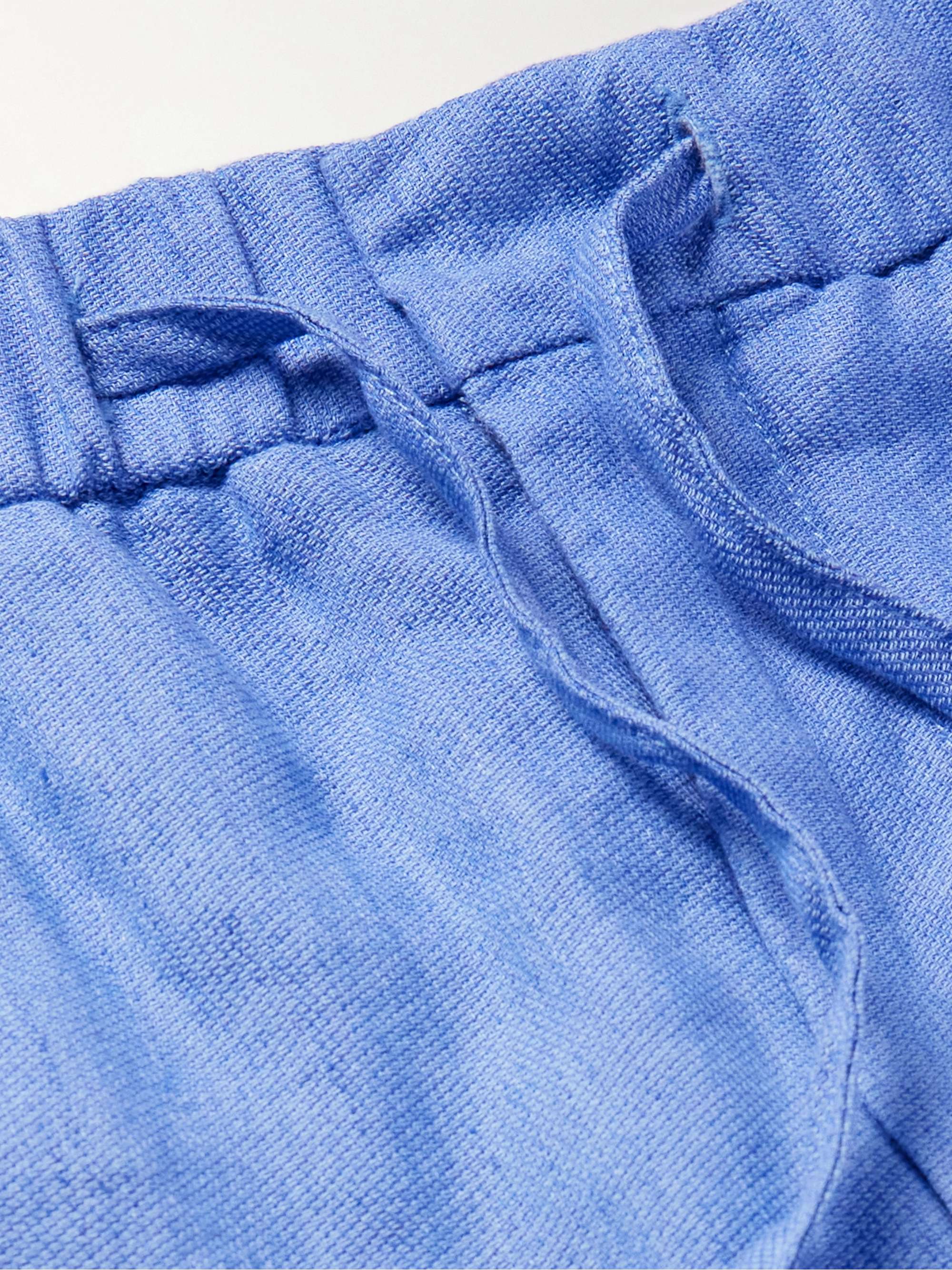 FRESCOBOL CARIOCA Felipe Slim-Fit Linen and Cotton-Blend Drawstring Shorts
