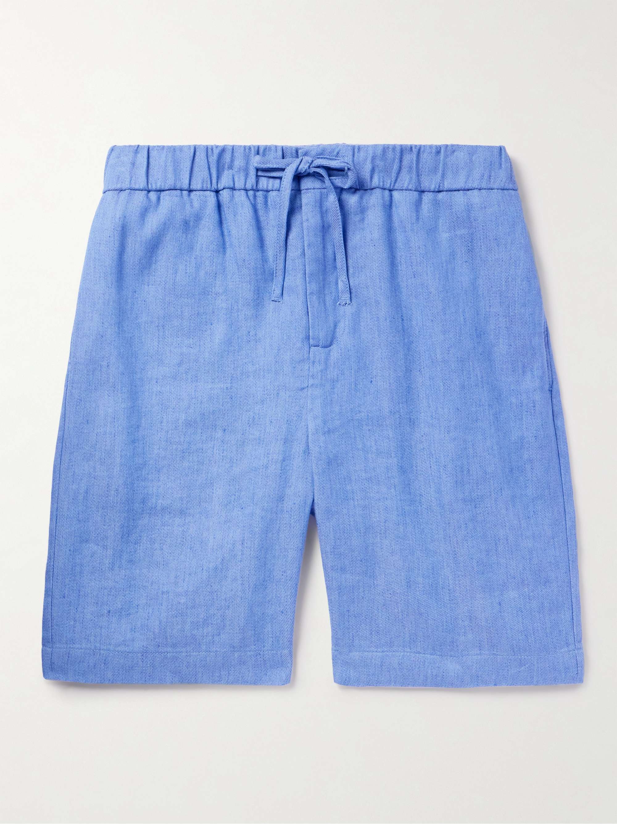 FRESCOBOL CARIOCA Felipe Slim-Fit Linen and Cotton-Blend Drawstring Shorts