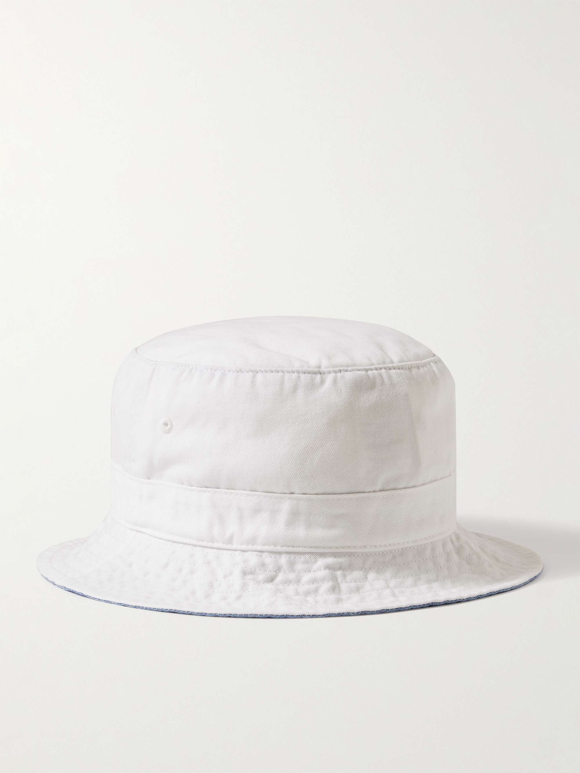 POLO RALPH LAUREN Loft Embroidered Cotton-Twill Bucket Hat for Men | MR ...
