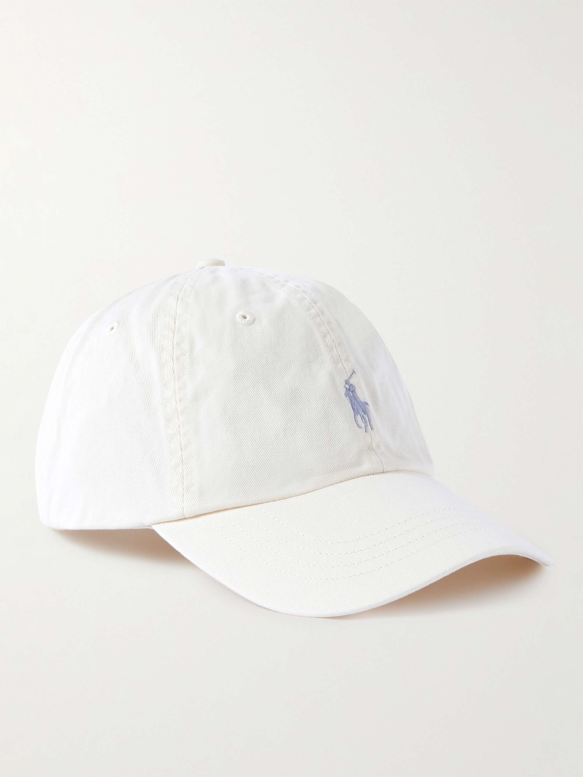 POLO RALPH LAUREN Logo-Embroidered Cotton-Twill Baseball Cap