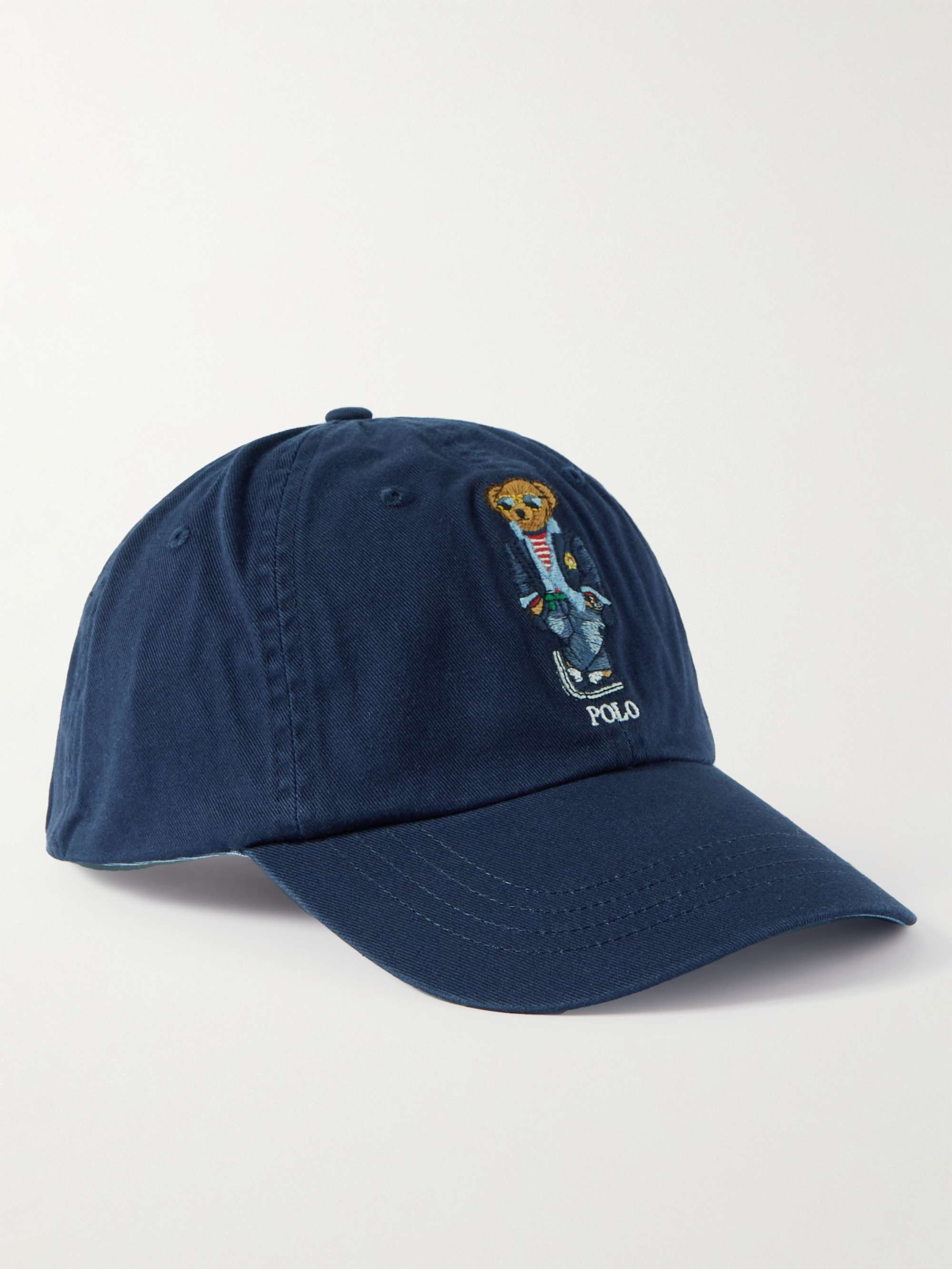 WTAPS® T-6H 02 Logo-Embroidered Denim and Cotton-Twill Baseball 