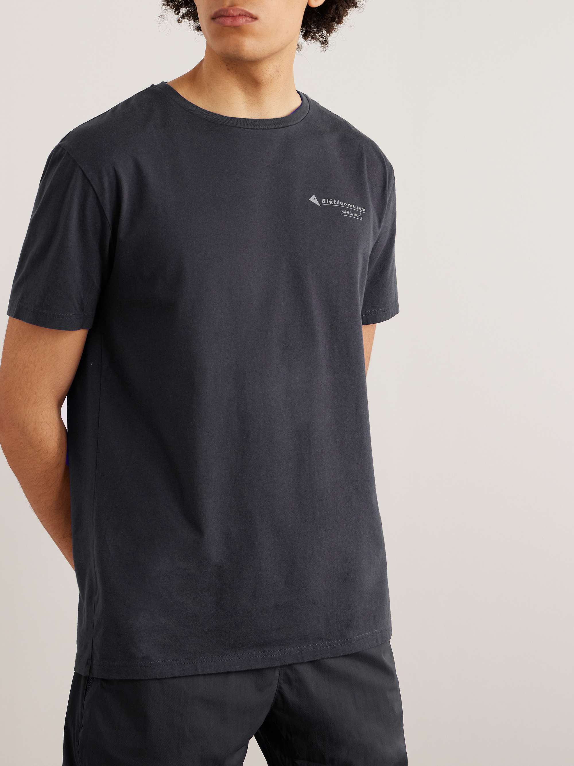 KLÄTTERMUSEN Logo-Print Stretch-Cotton Jersey T-Shirt for Men | MR PORTER