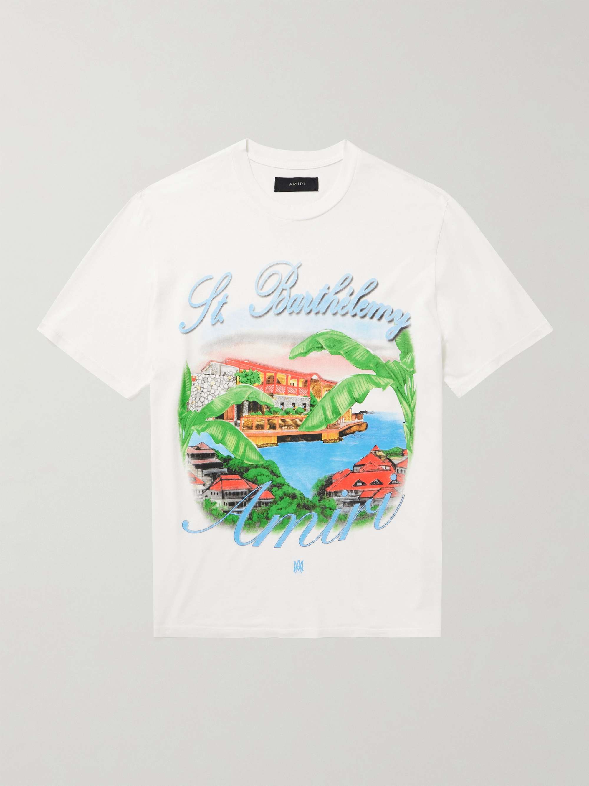 AMIRI コットンジャージー Tシャツ ロゴプリント入り | ミスターポーター