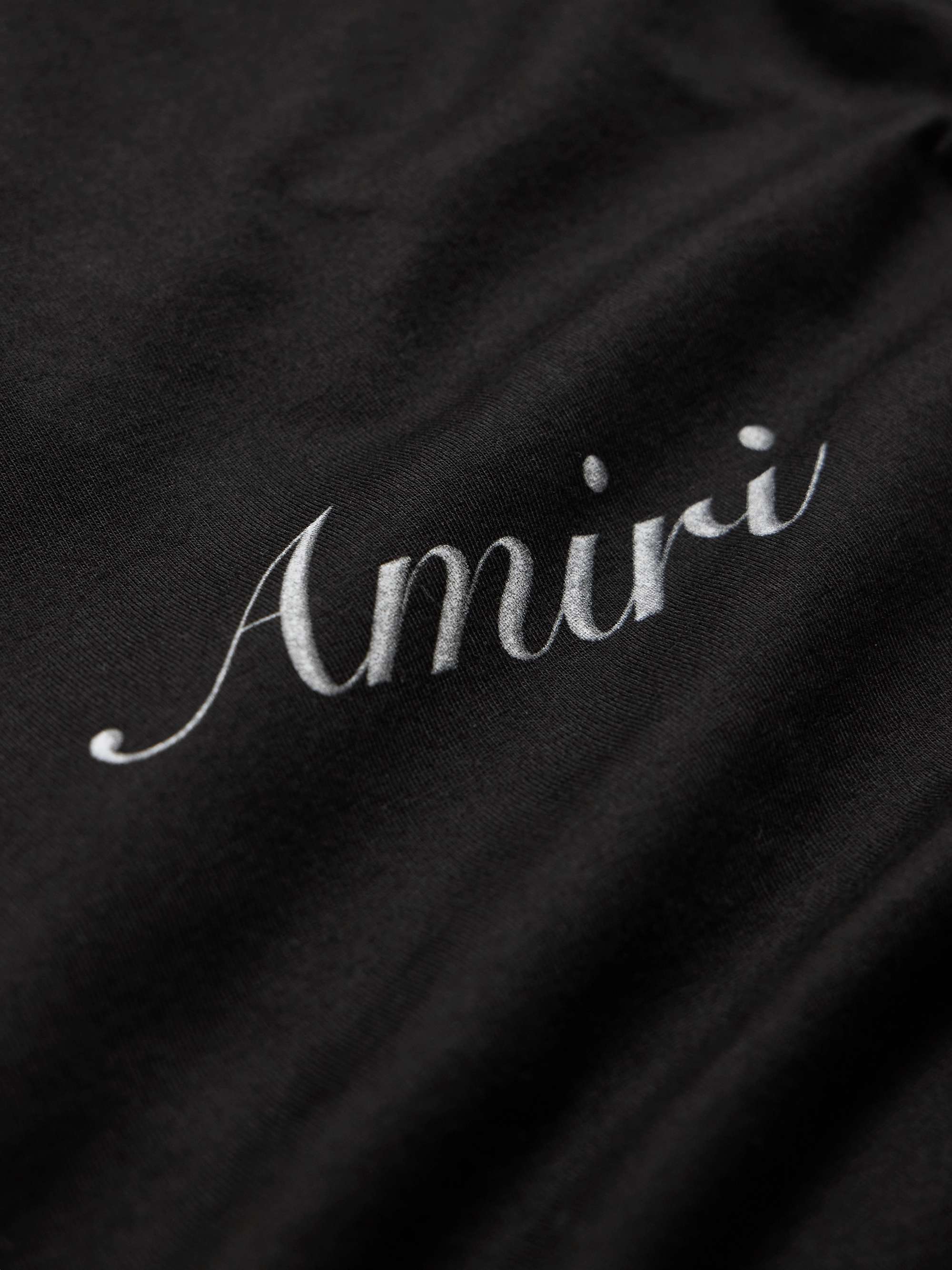 AMIRI Logo-Print Cotton-Jersey T-Shirt for Men | MR PORTER