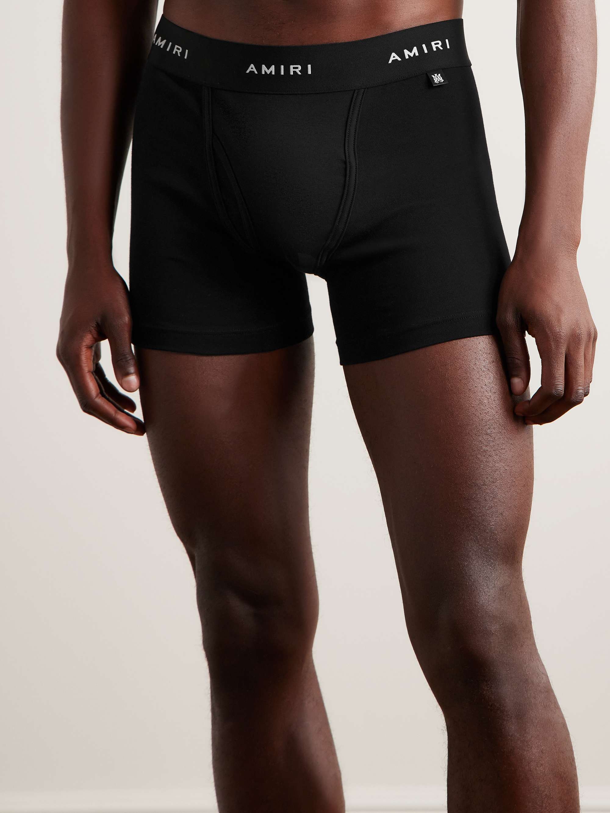 AMIRI Stretch-Cotton Boxer Briefs for Men