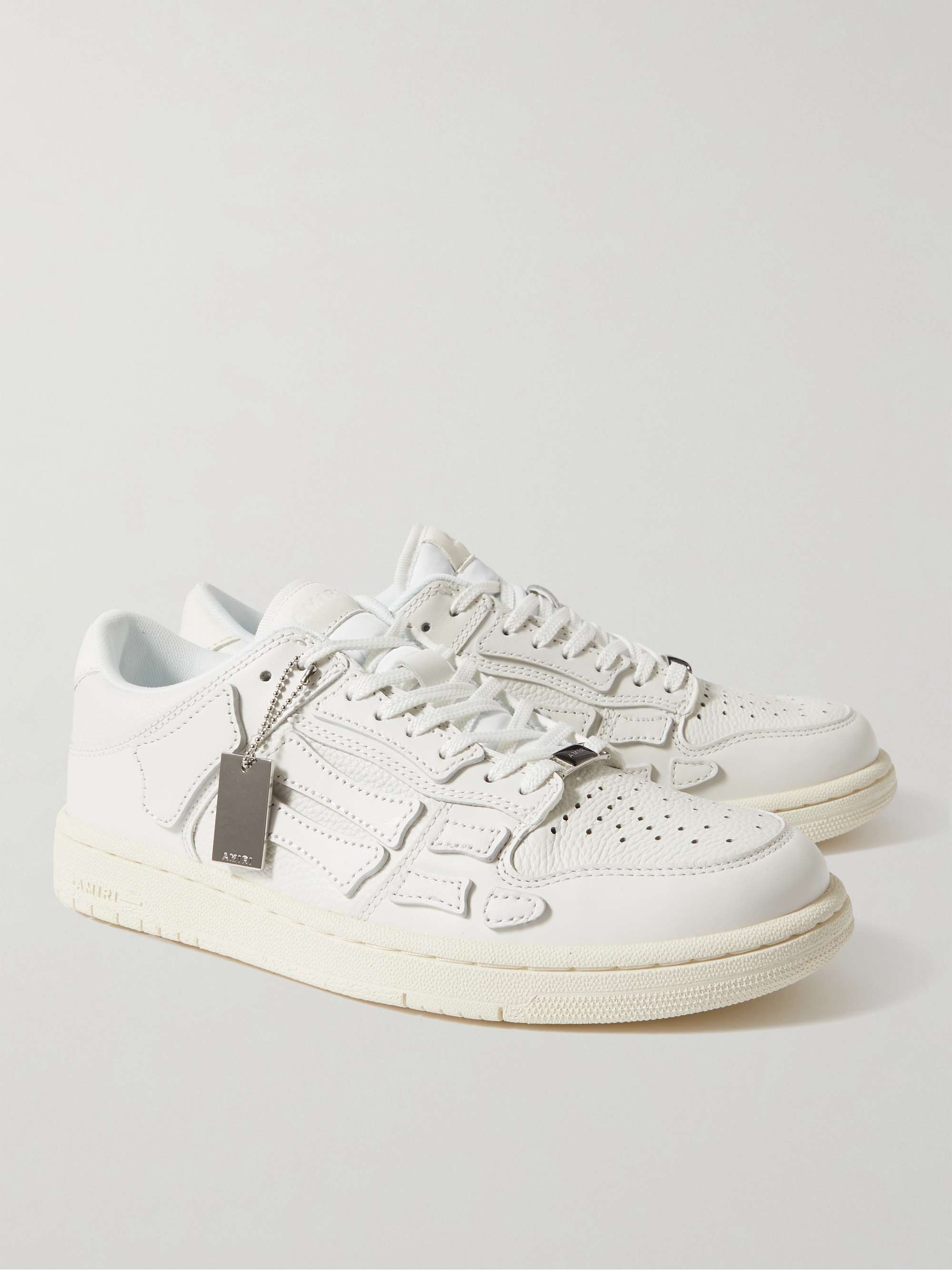 AMIRI Skel-Top Leather Sneakers for Men | MR PORTER