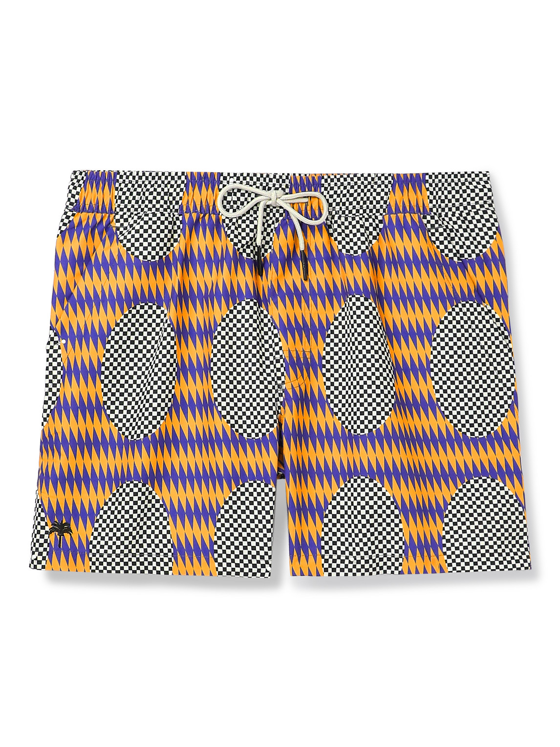 OAS CHESTER FINESSE STRAIGHT-LEG SHORT-LENGTH PRINTED SWIM SHORTS