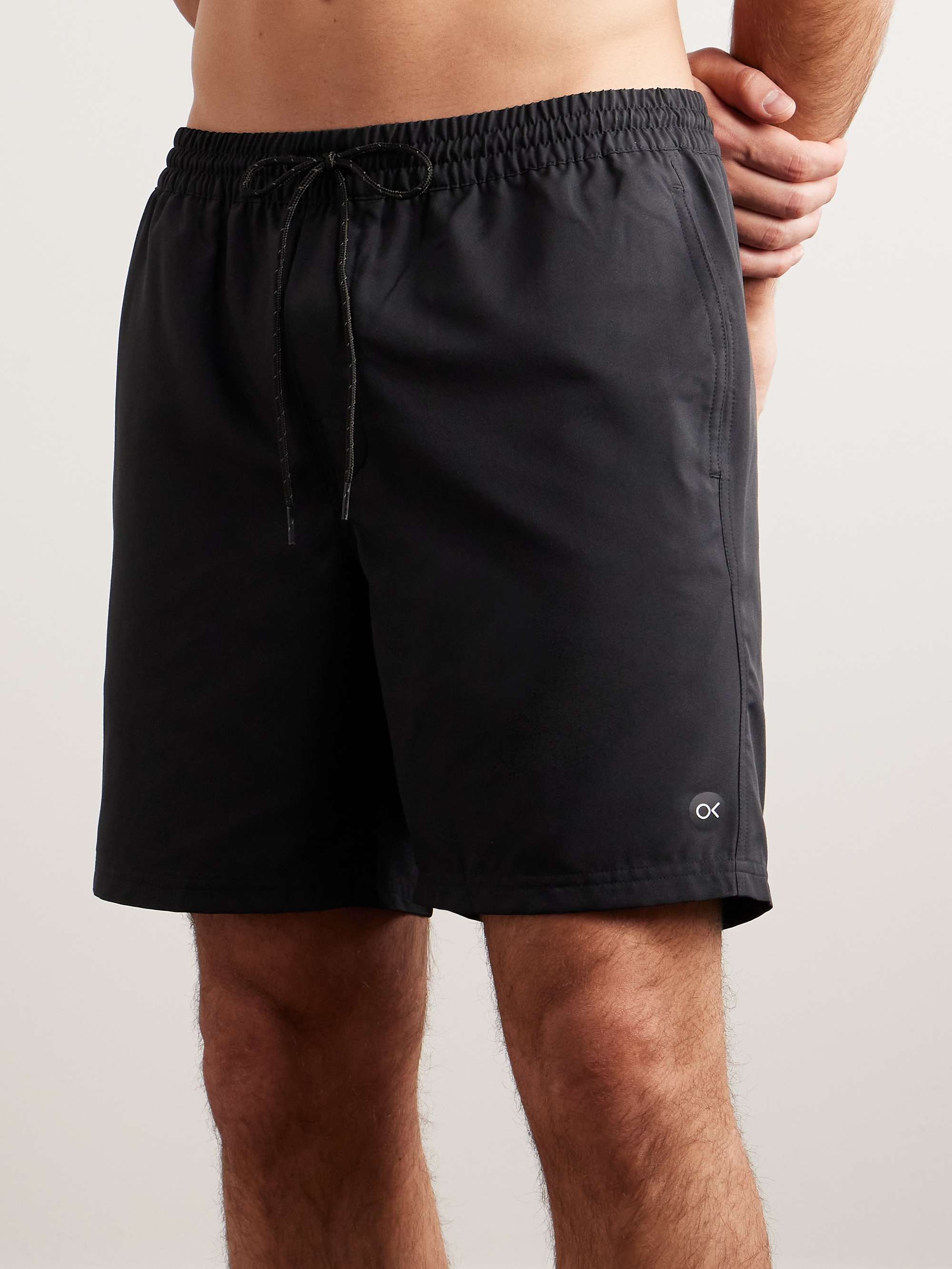 OUTERKNOWN Nomadic Volley Logo-Print Recycled Twill Drawstring Shorts