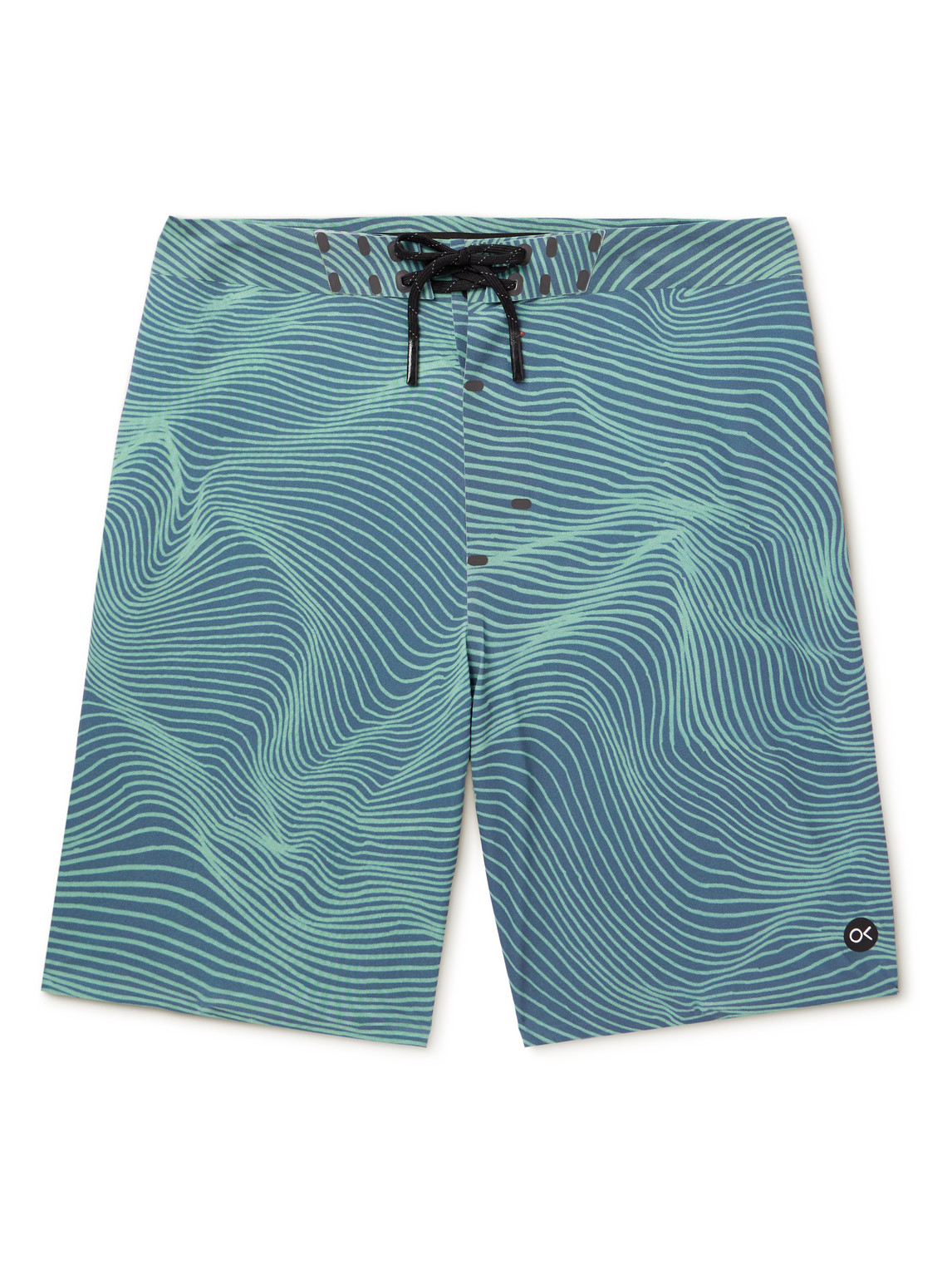 Apex Long-Length Printed Recycled Swim Shorts
