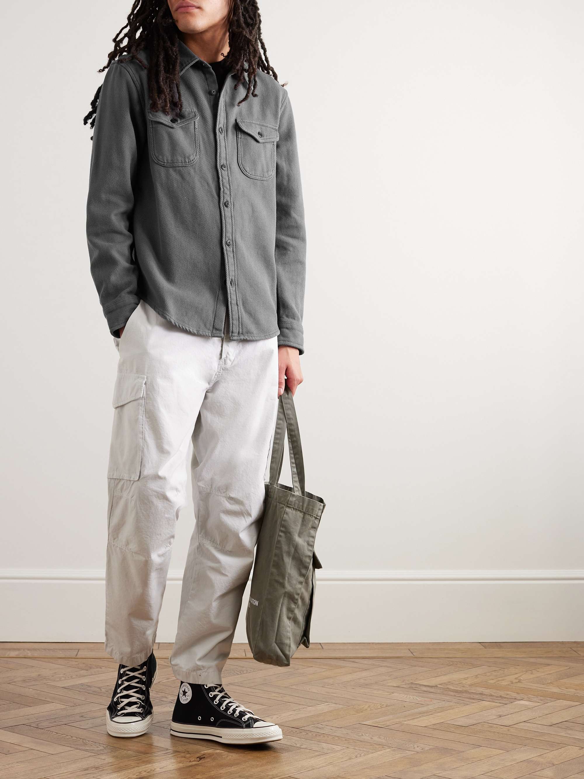 OUTERKNOWN Woven Organic Cotton-Twill Shirt