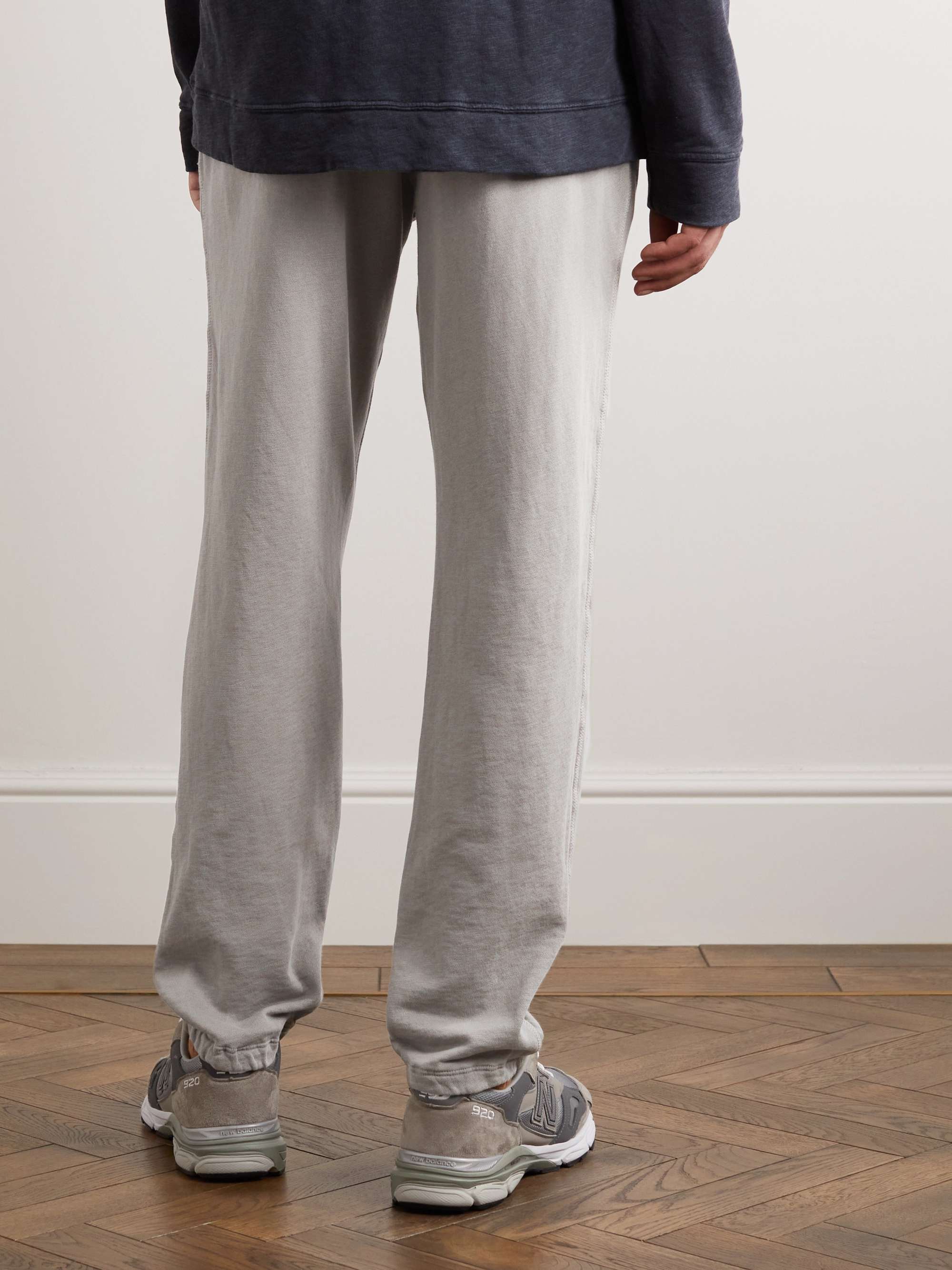JAMES PERSE Tapered Supima Cotton-Jersey Sweatpants