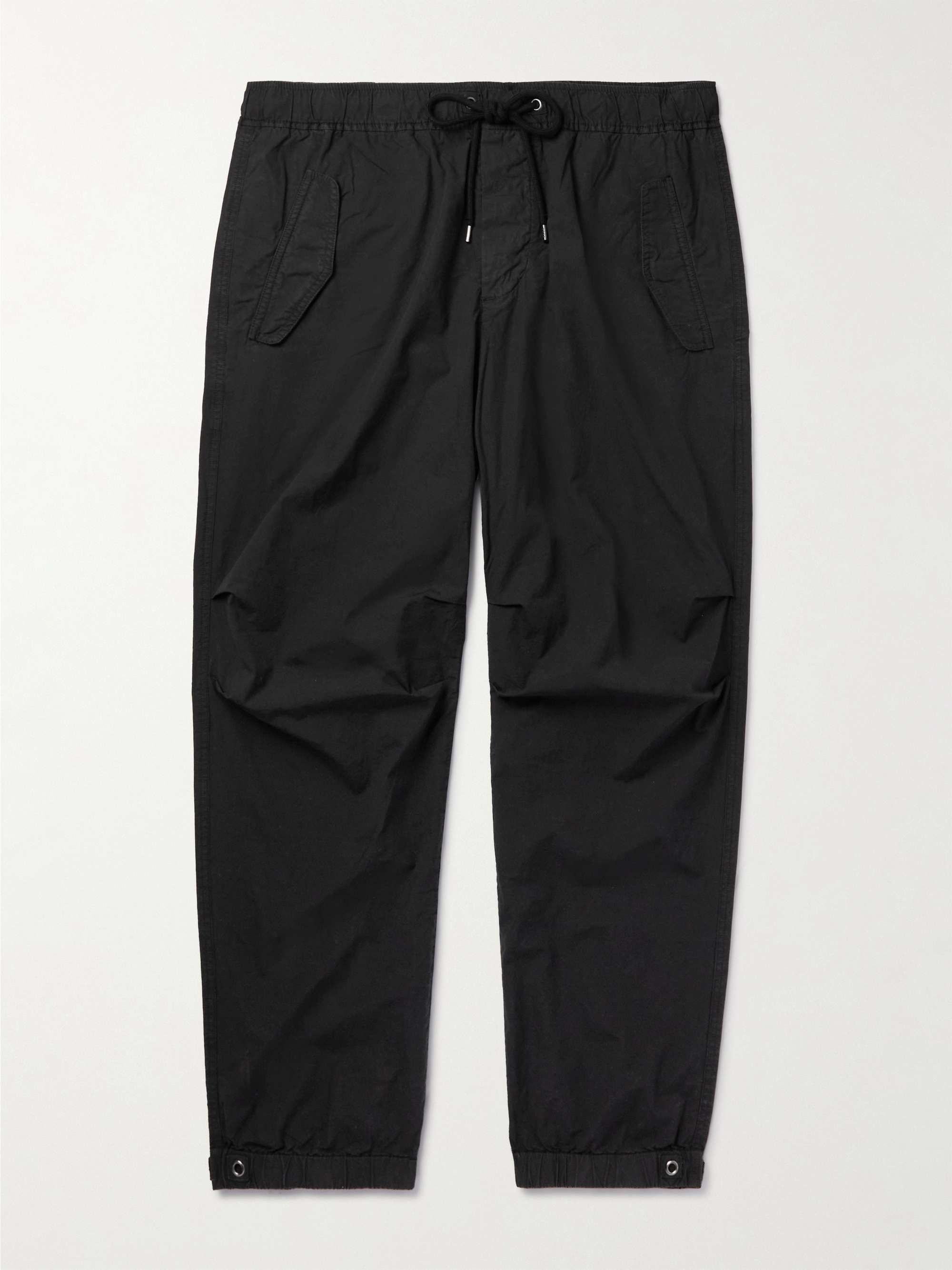 JAMES PERSE Straight-Leg Cotton-Blend Drawstrings Trousers for Men | MR ...