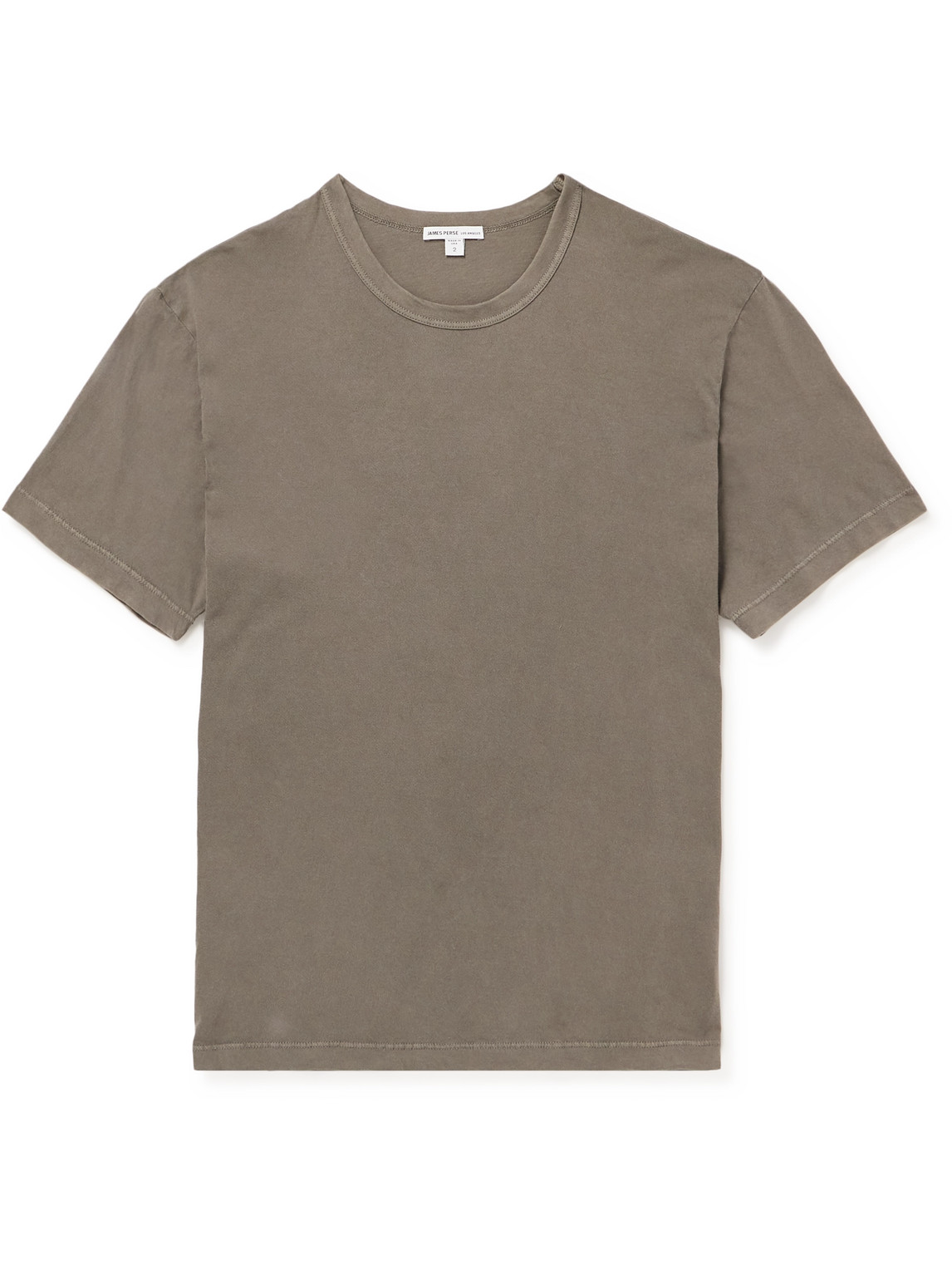 James Perse Combed Cotton-jersey T-shirt In Gray | ModeSens