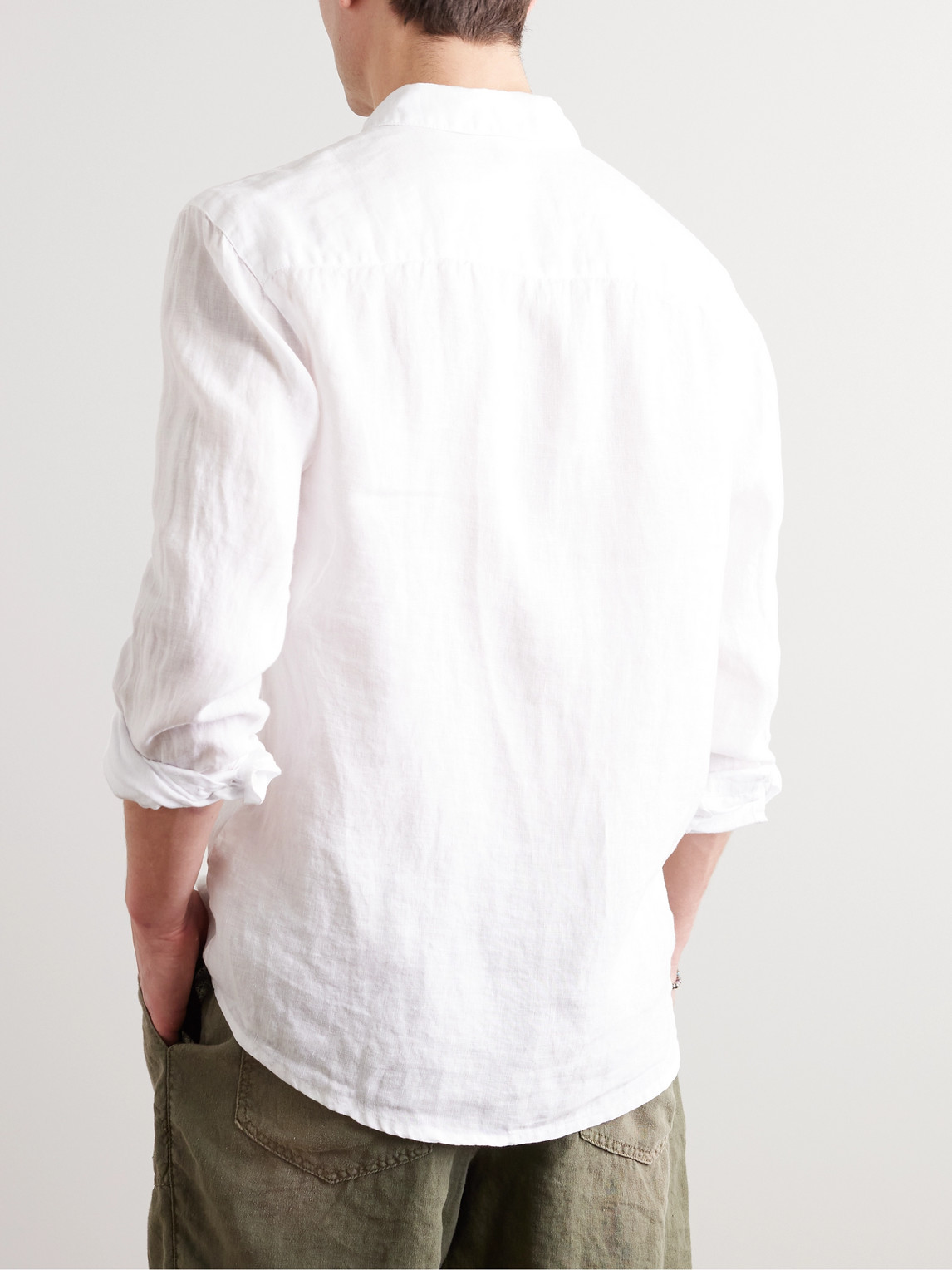 Garment-Dyed Linen Shirt