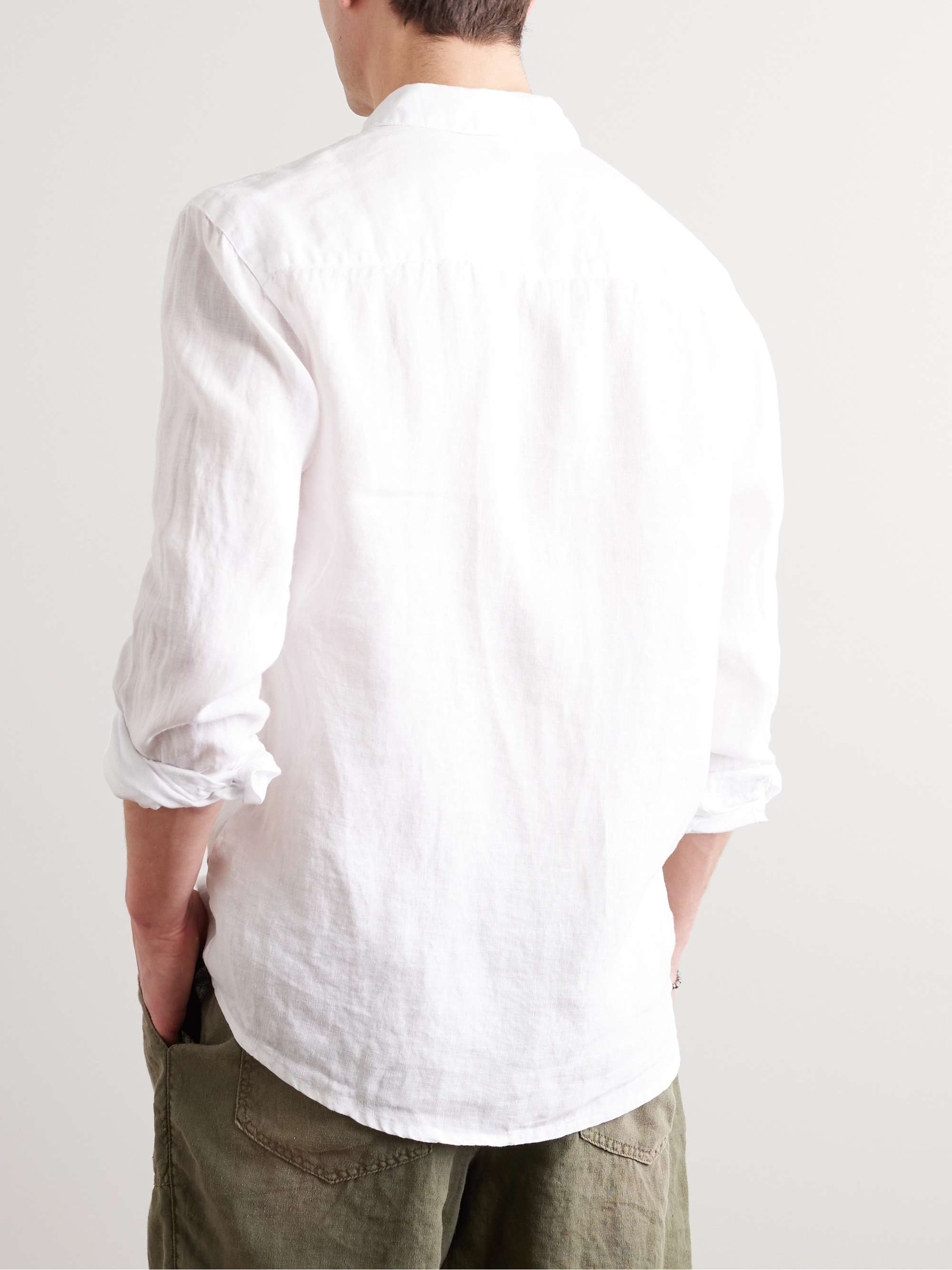 JAMES PERSE Garment-Dyed Linen Shirt for Men | MR PORTER