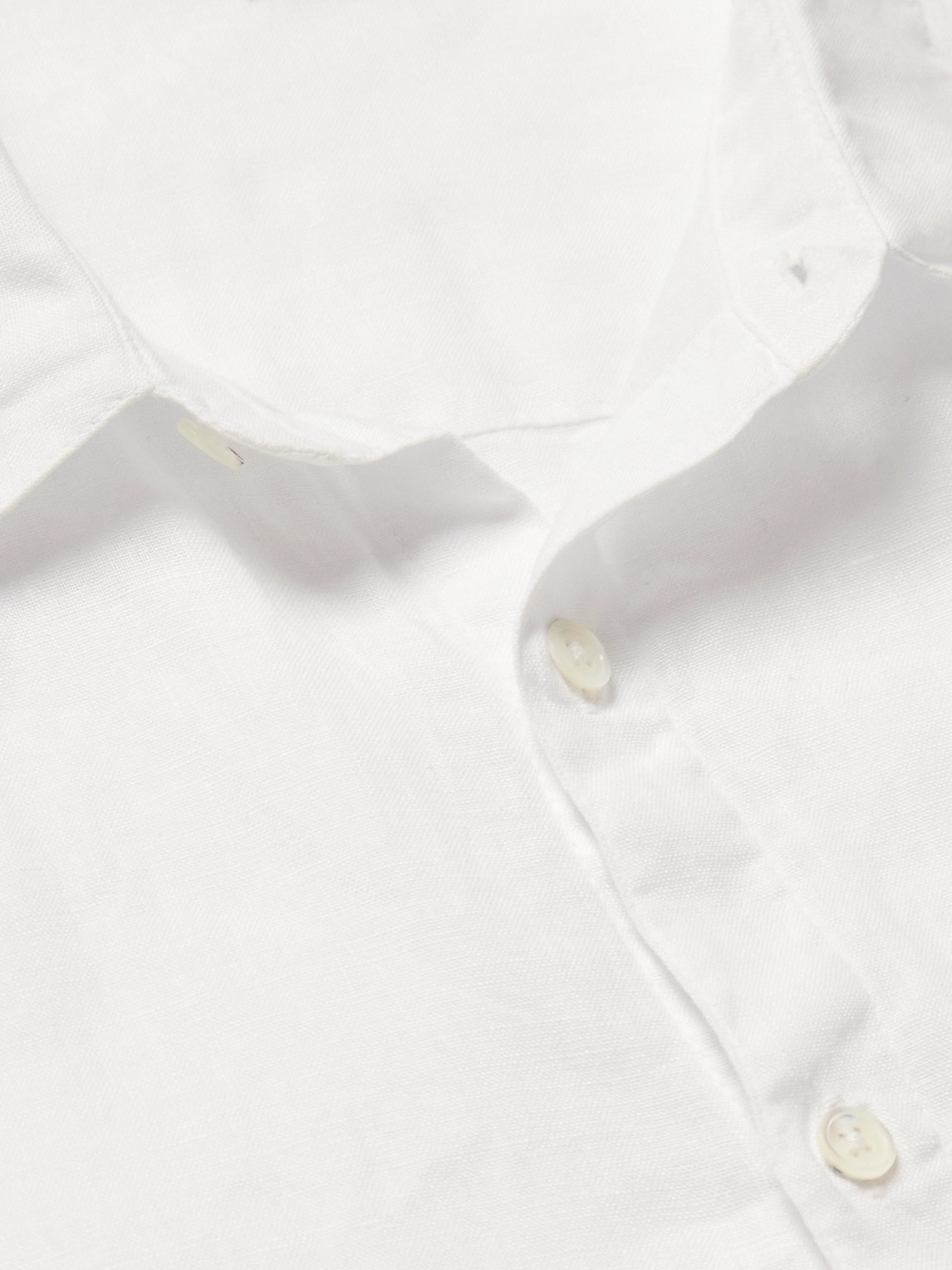 Garment-Dyed Linen Shirt