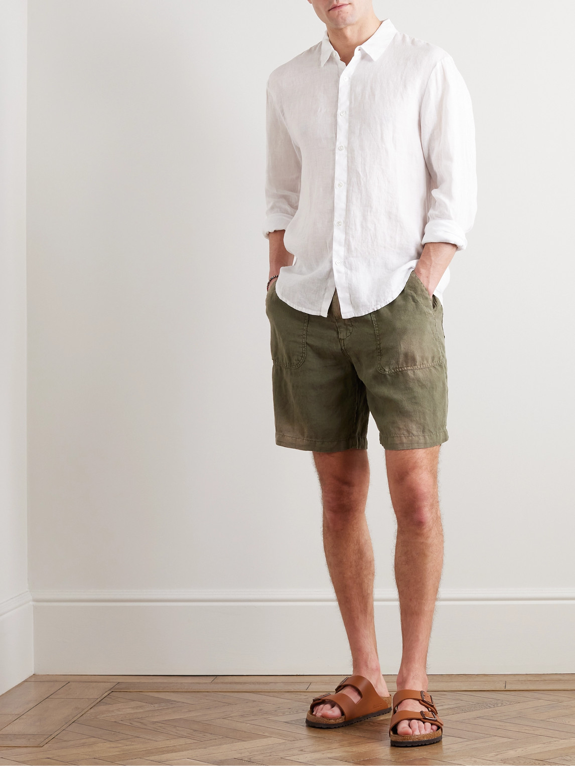 Garment-Dyed Linen Shirt — 2