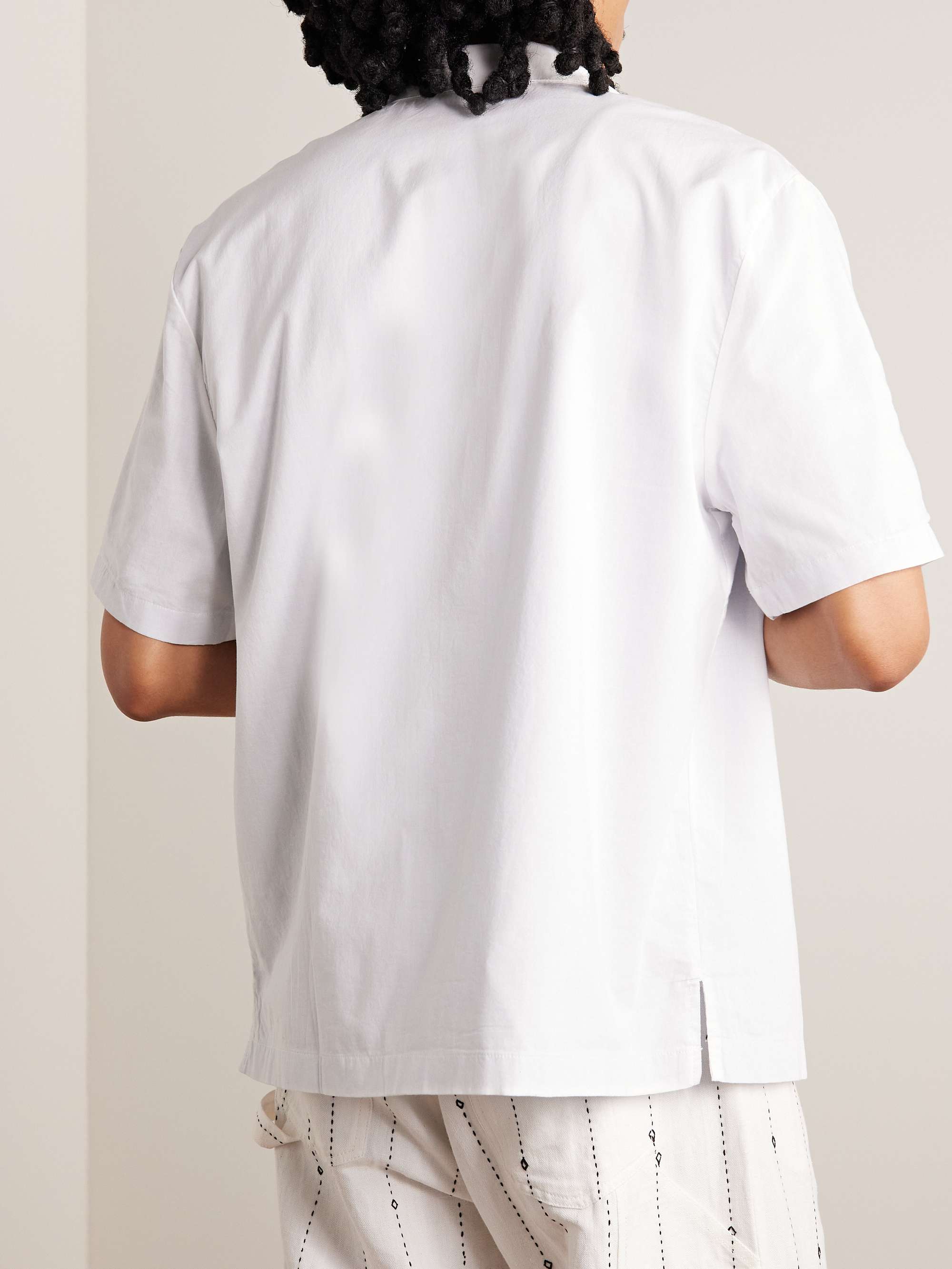 JAMES PERSE Convertible-Collar Cotton Shirt for Men | MR PORTER