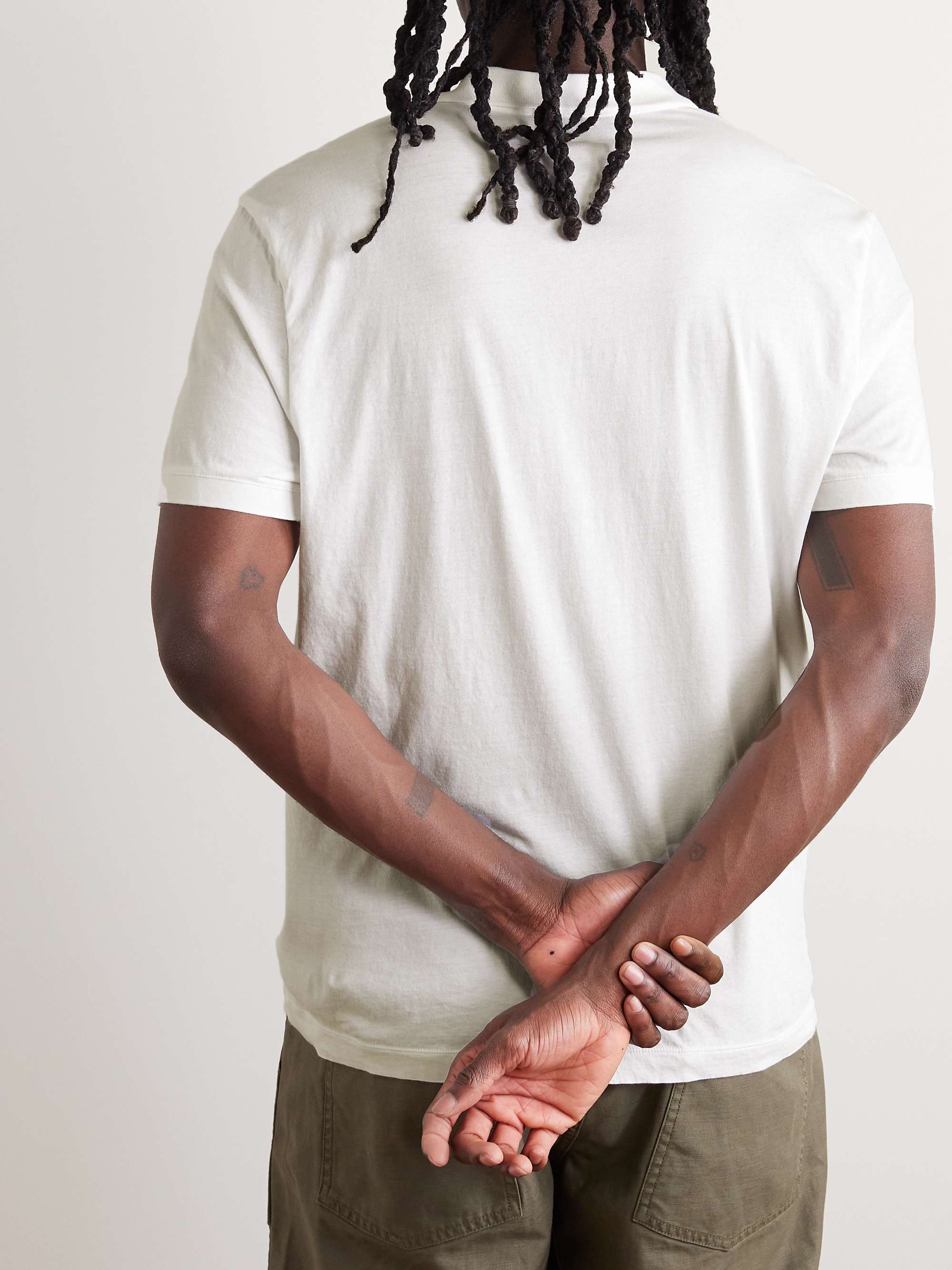 JAMES PERSE Cotton-Jersey Polo Shirt