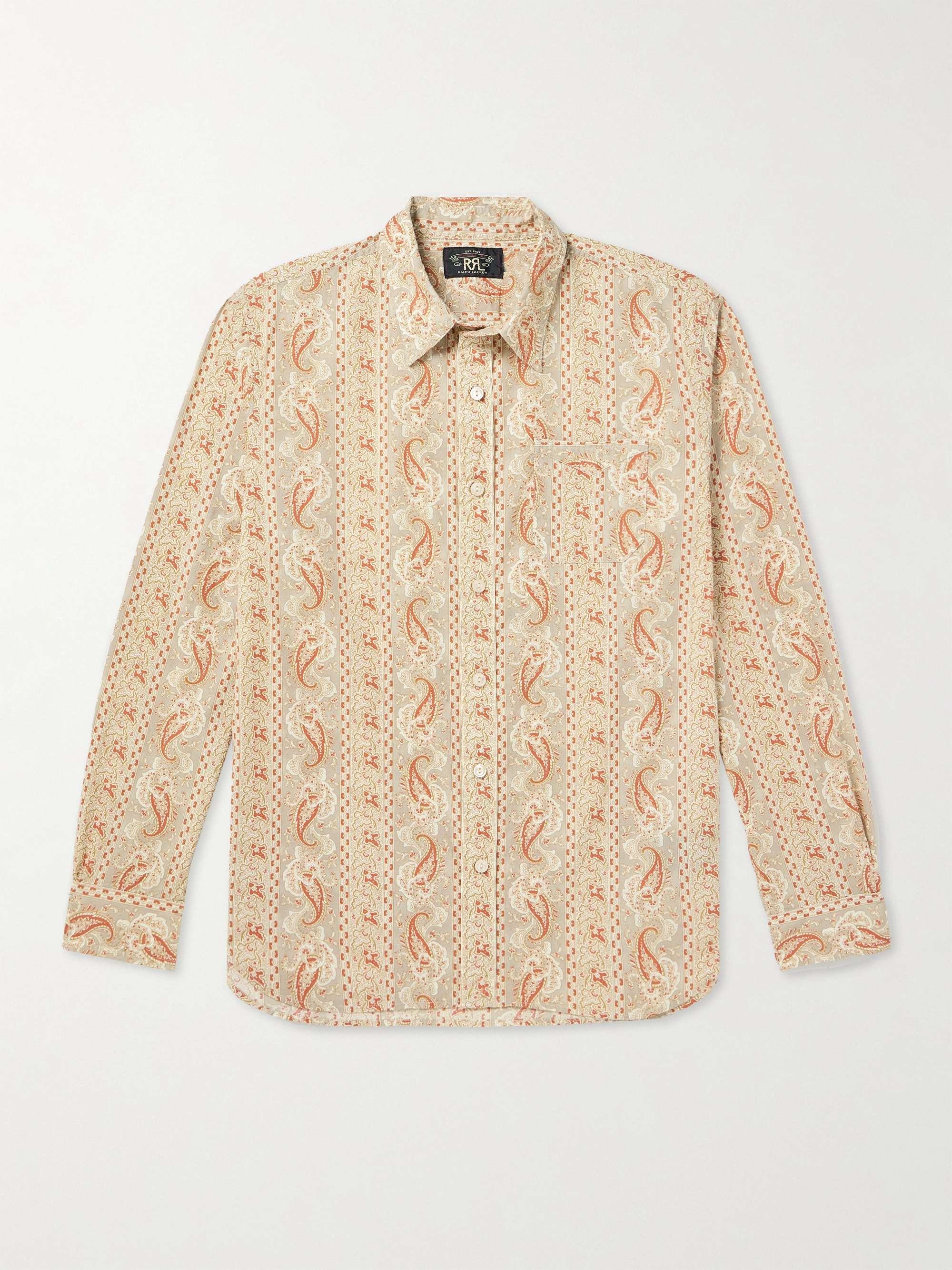 RRL Paisley-Print Cotton Shirt