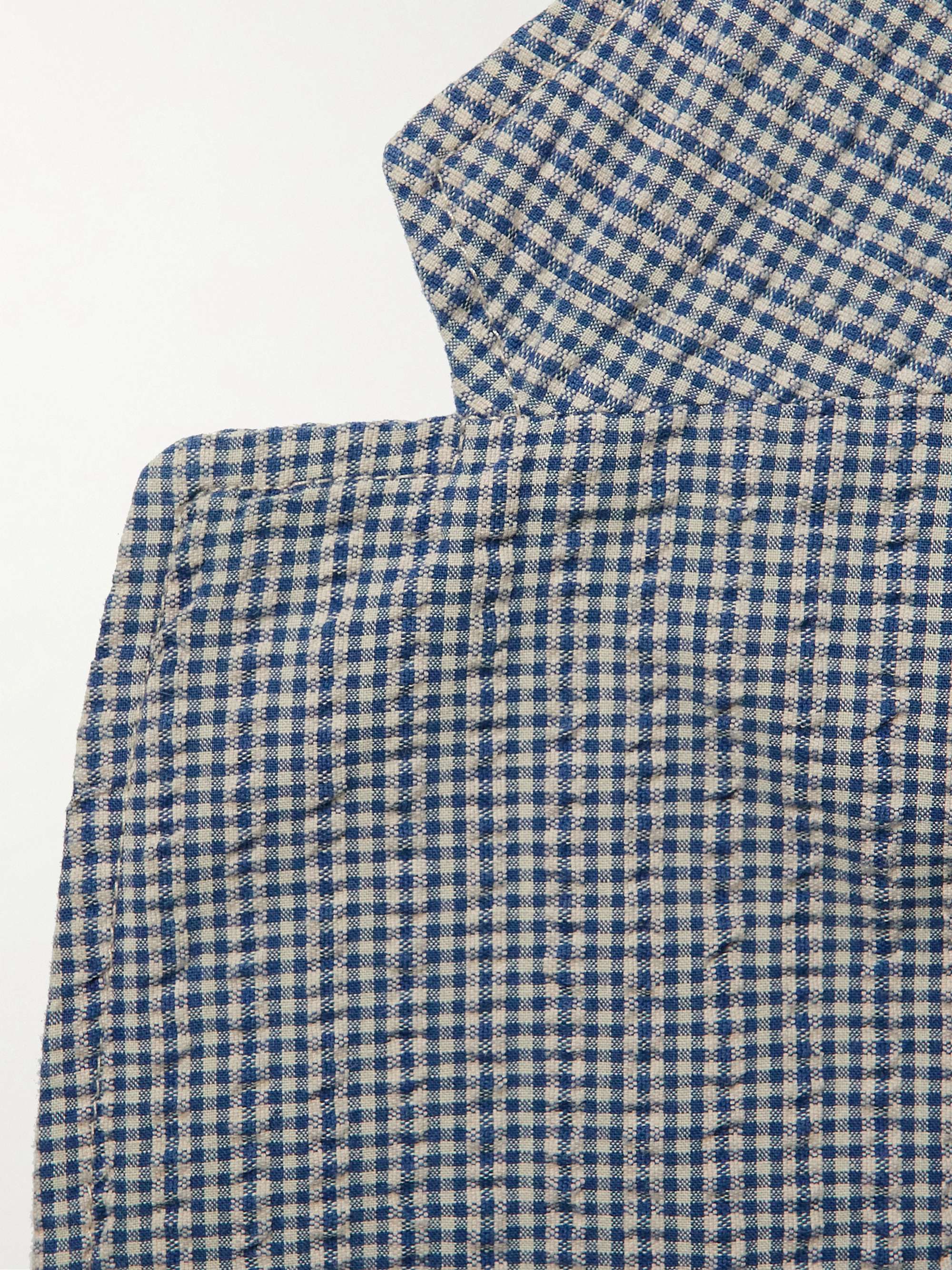 RRL Striped Cotton-Seersucker Suit Jacket