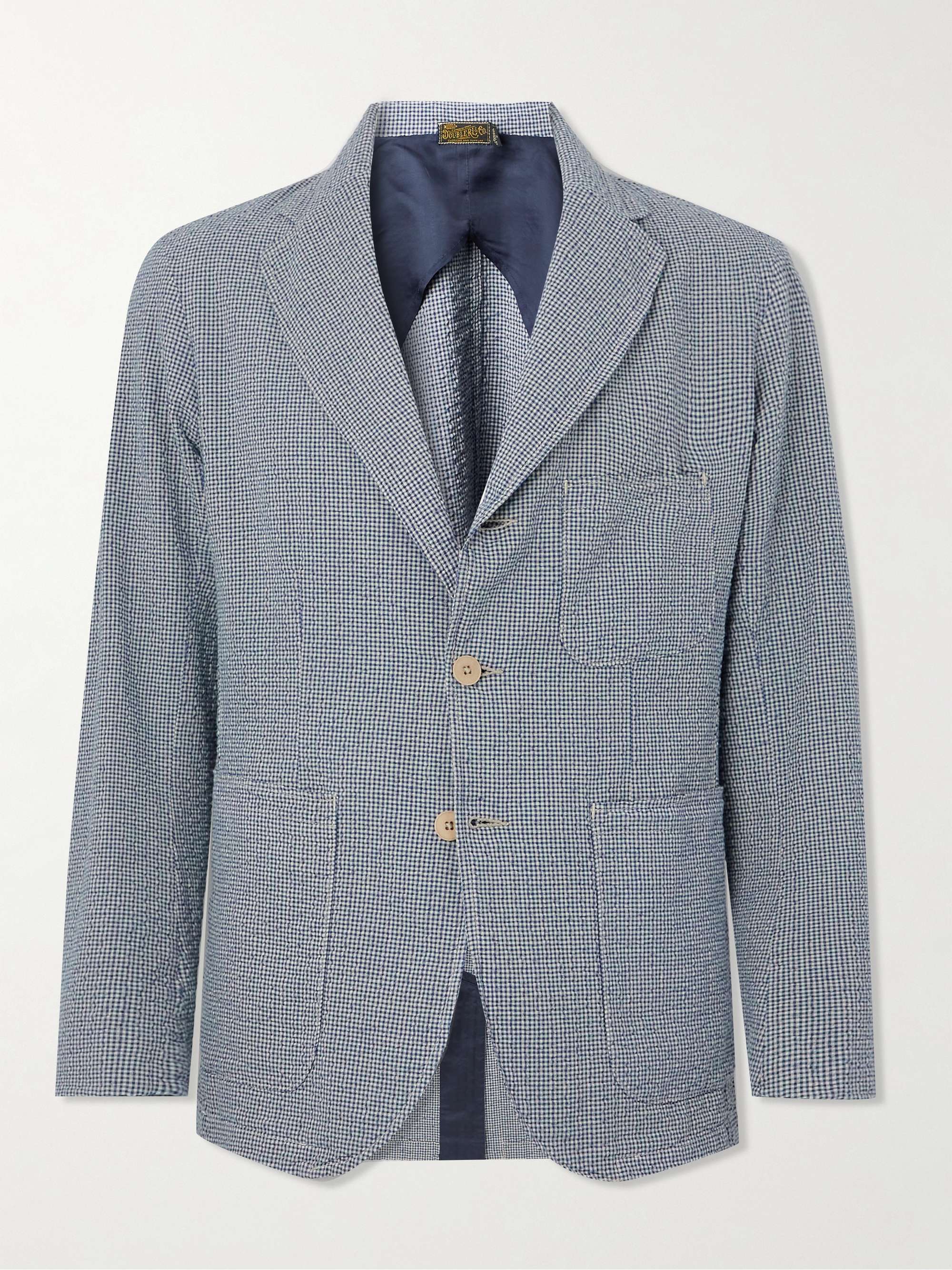 RRL Striped Cotton-Seersucker Suit Jacket