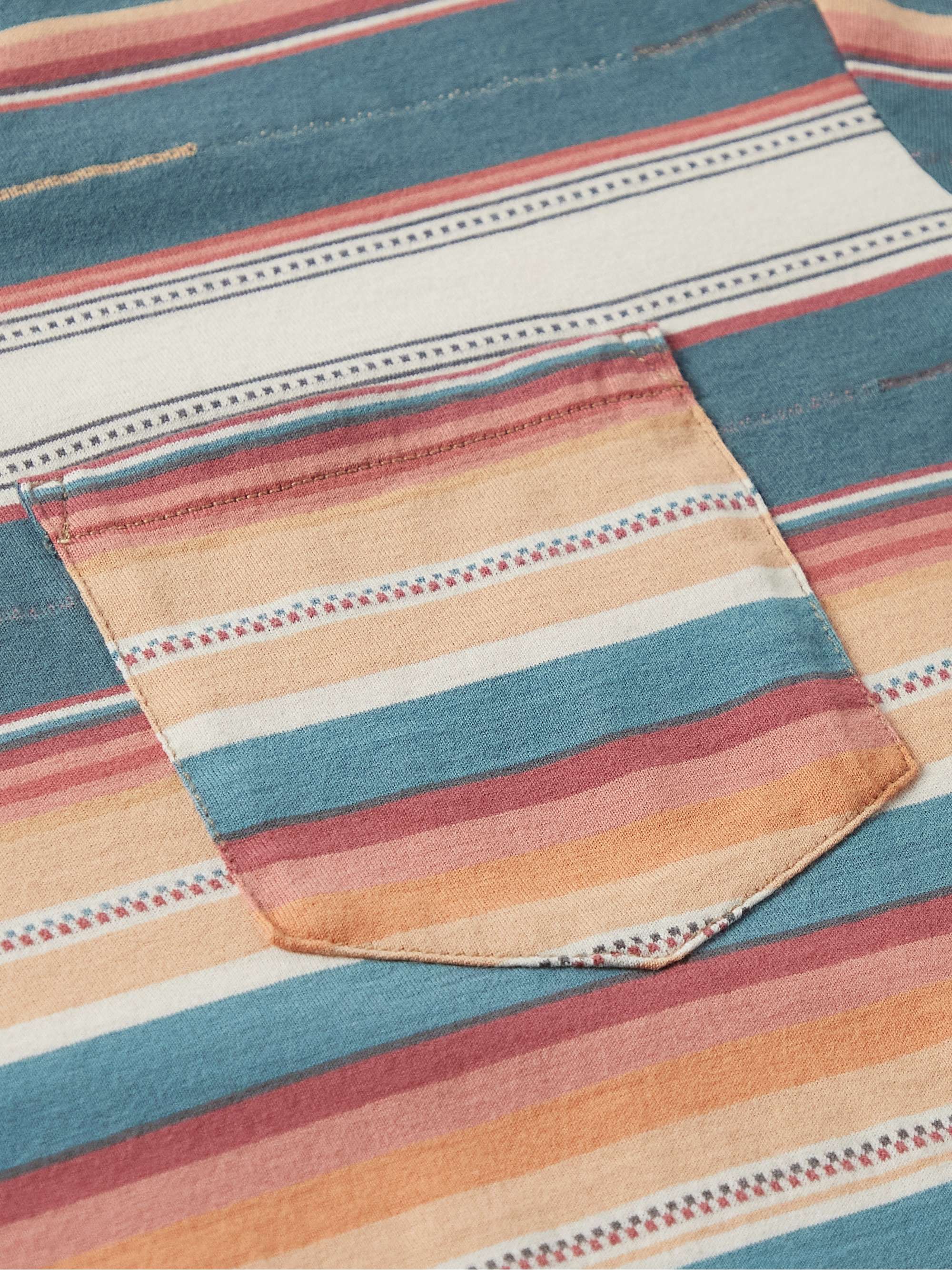 RRL Striped Cotton-Jersey T-Shirt