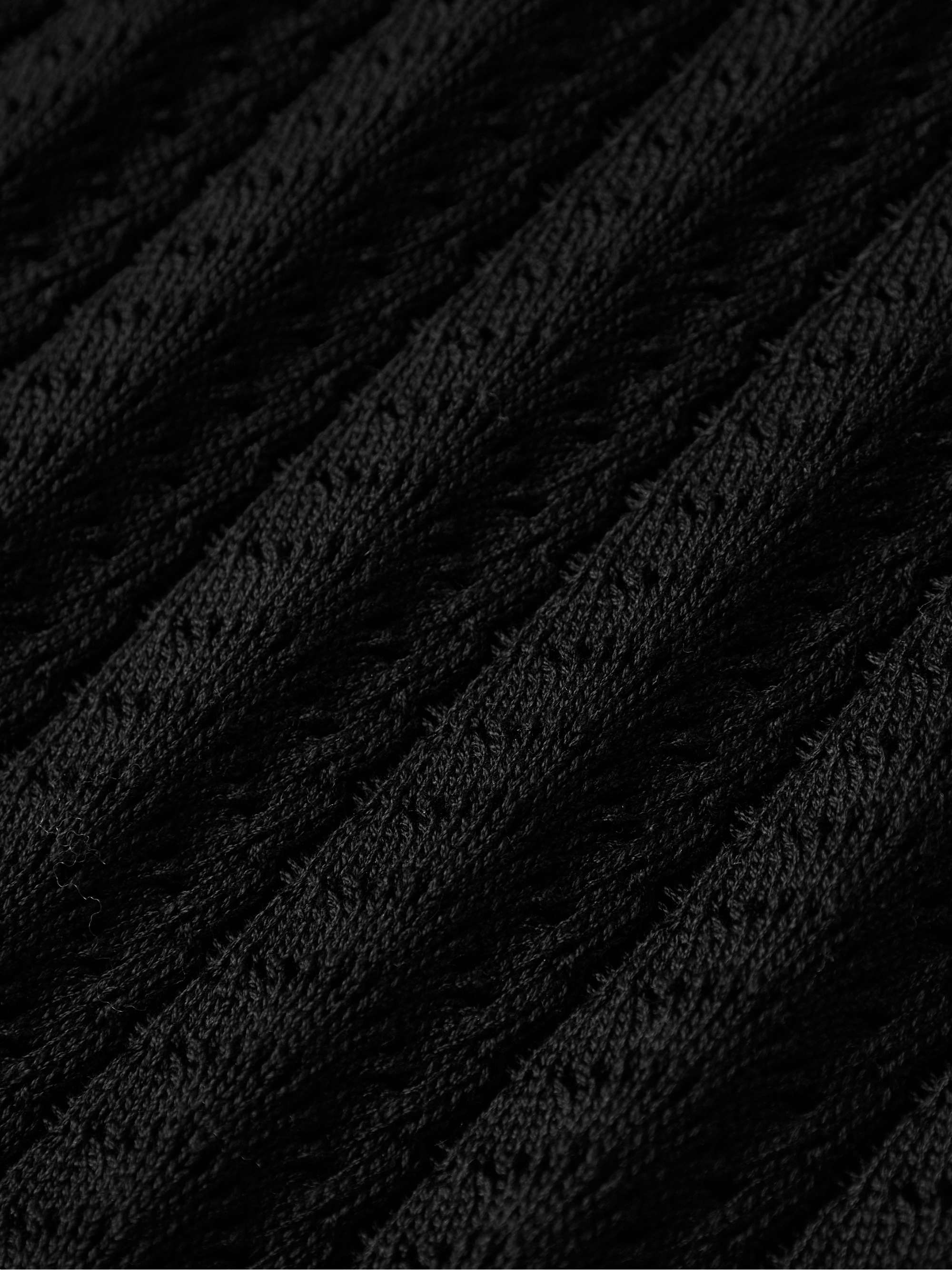 CORRIDOR Pointelle-Knit Pima Cotton Tank Top