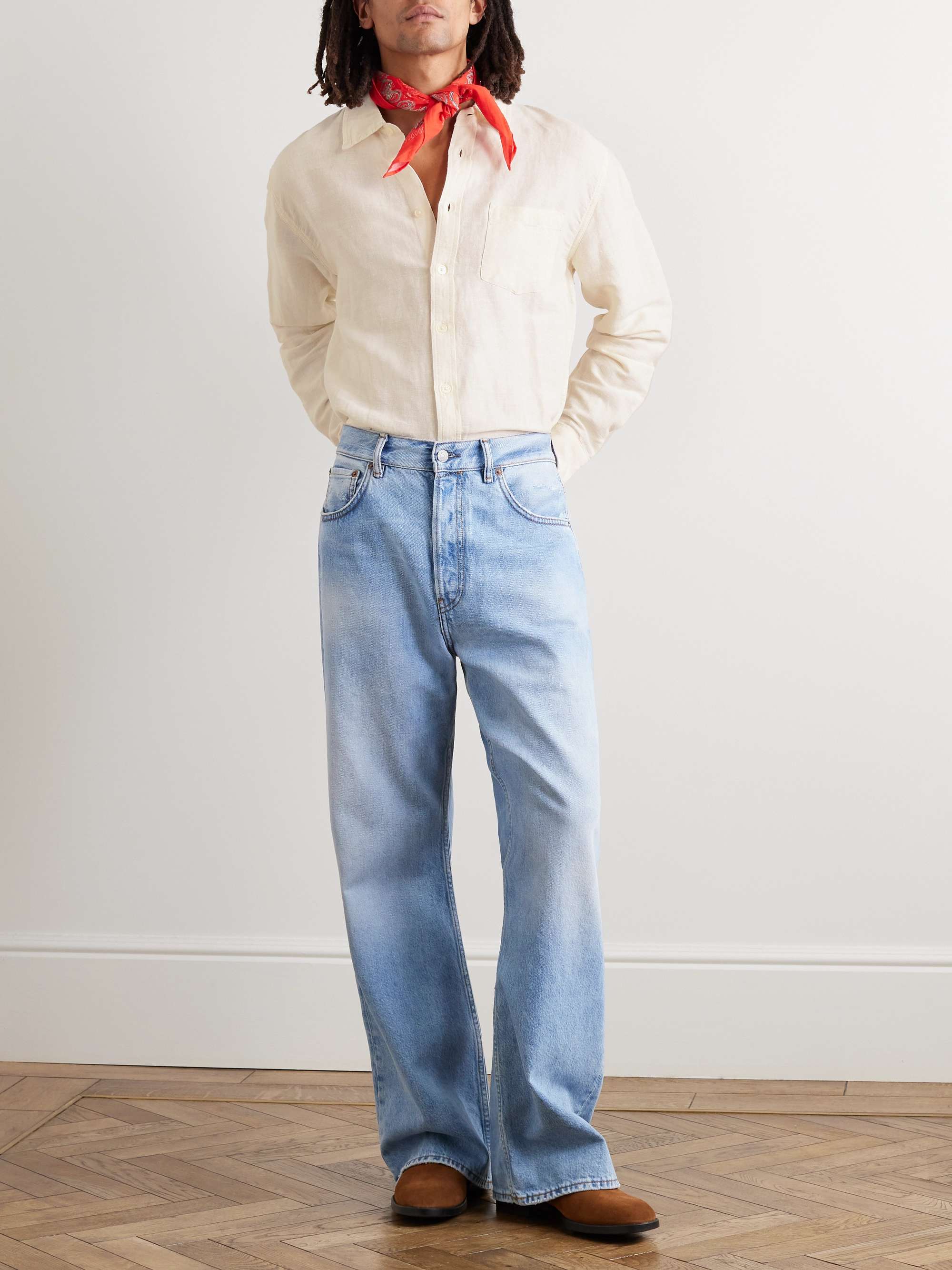 CORRIDOR Linen and Cotton-Blend Shirt