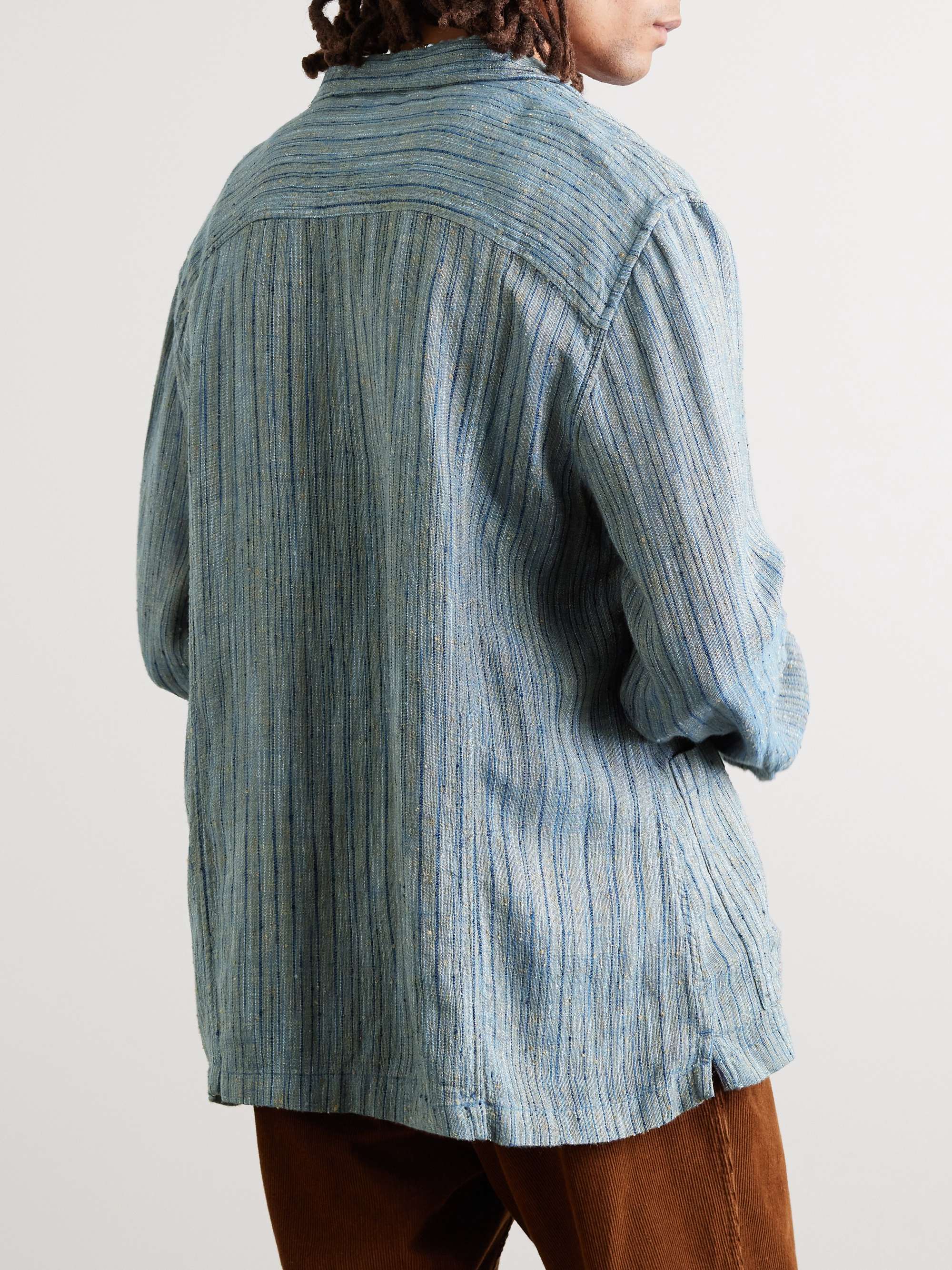 CORRIDOR Beachside Striped Jacquard Shirt