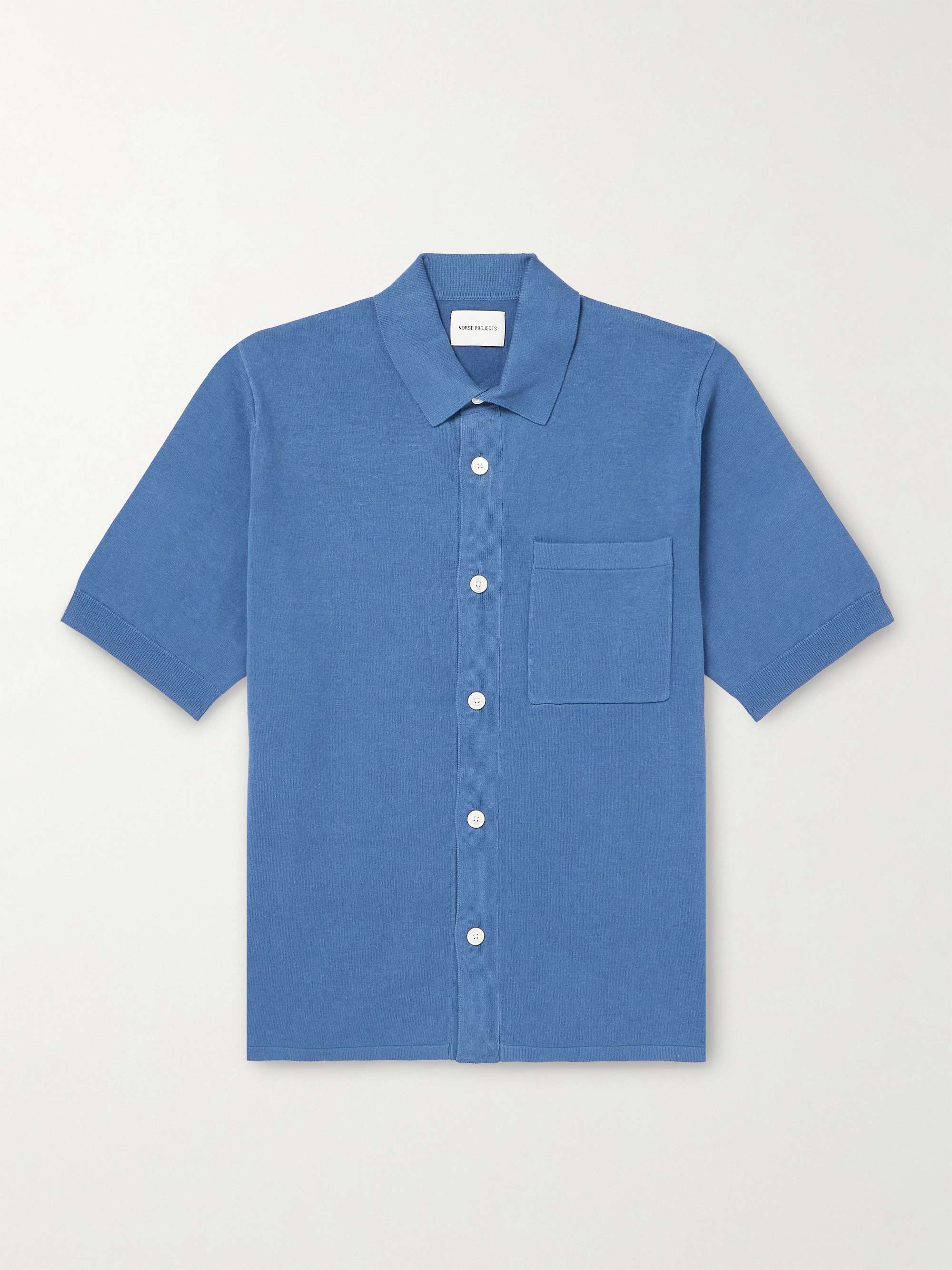 NORSE PROJECTS Rollo Knitted Linen and Cotton-Blend Shirt for Men | MR ...