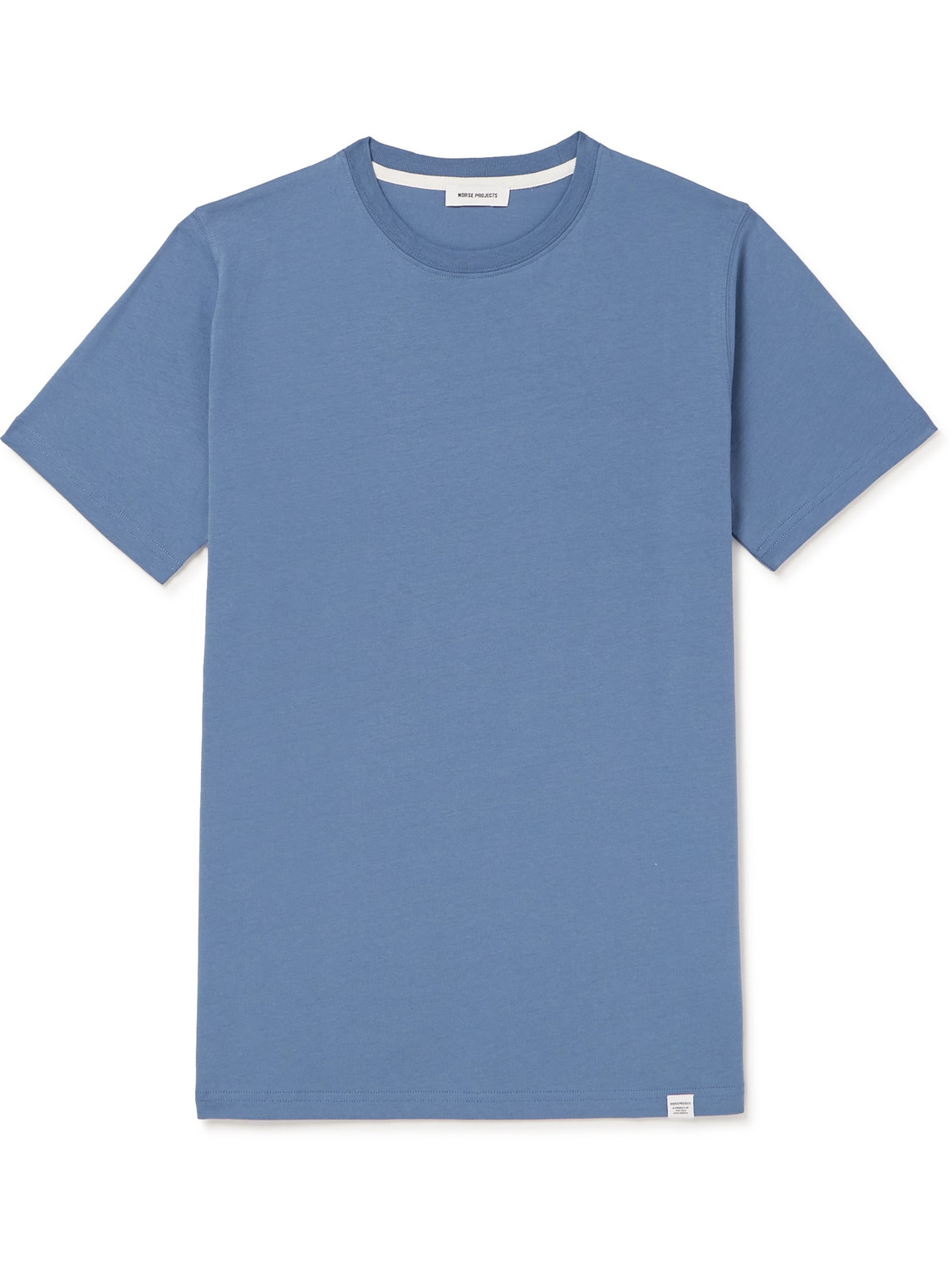Norse Projects Niels Organic Cotton-jersey T-shirt In Blue