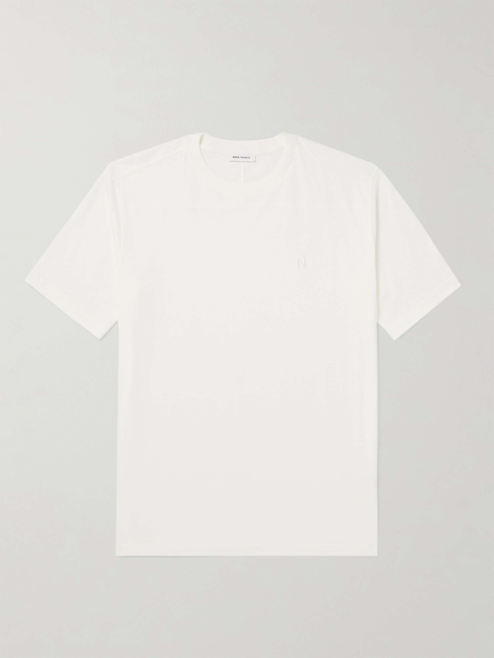 NORSE PROJECTS Johannes Logo-Embroidered Organic Cotton-Jersey T-Shirt ...