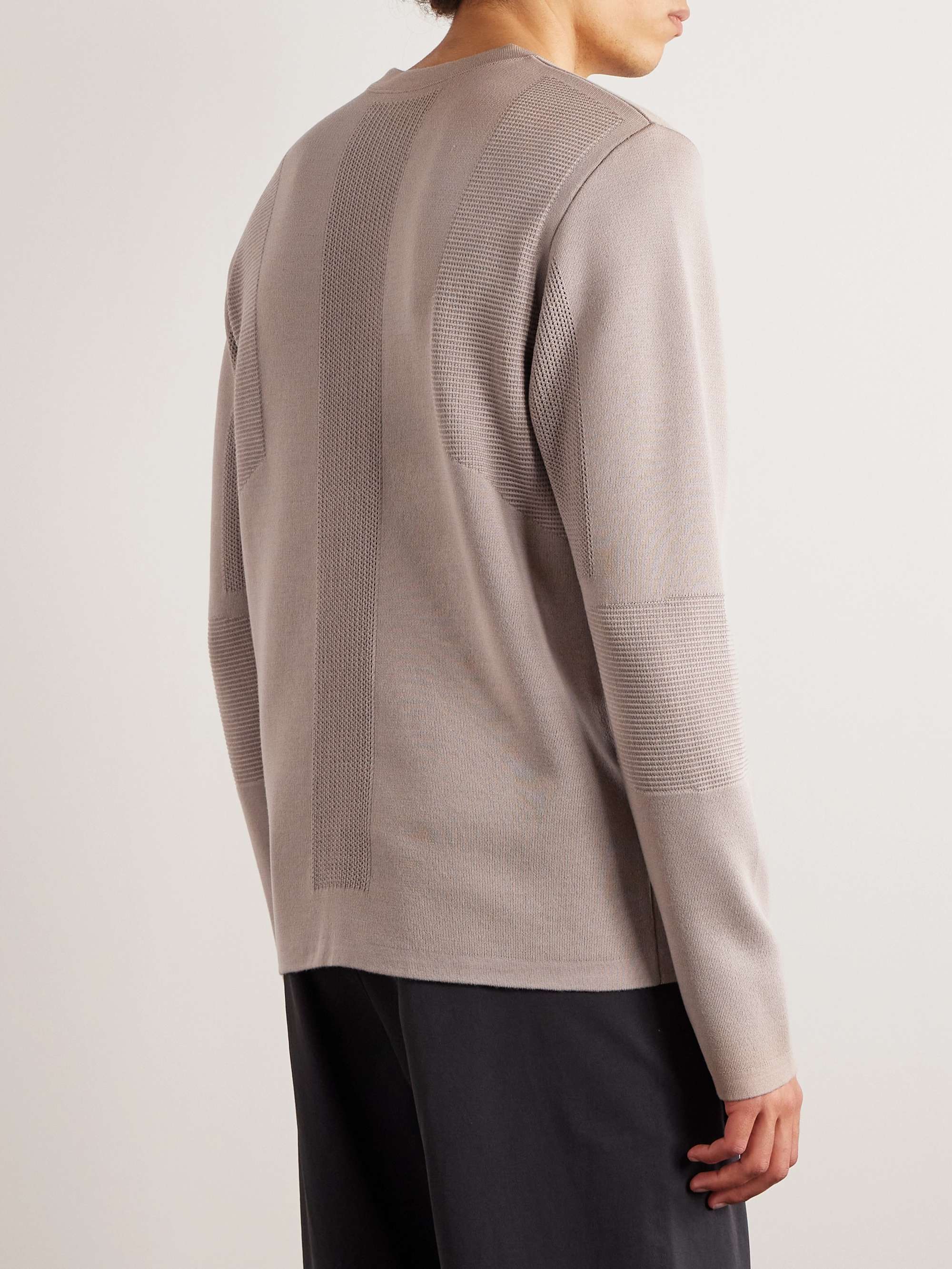 NORSE PROJECTS ARKTISK Panelled Merino Wool-Blend Sweater for Men | MR ...