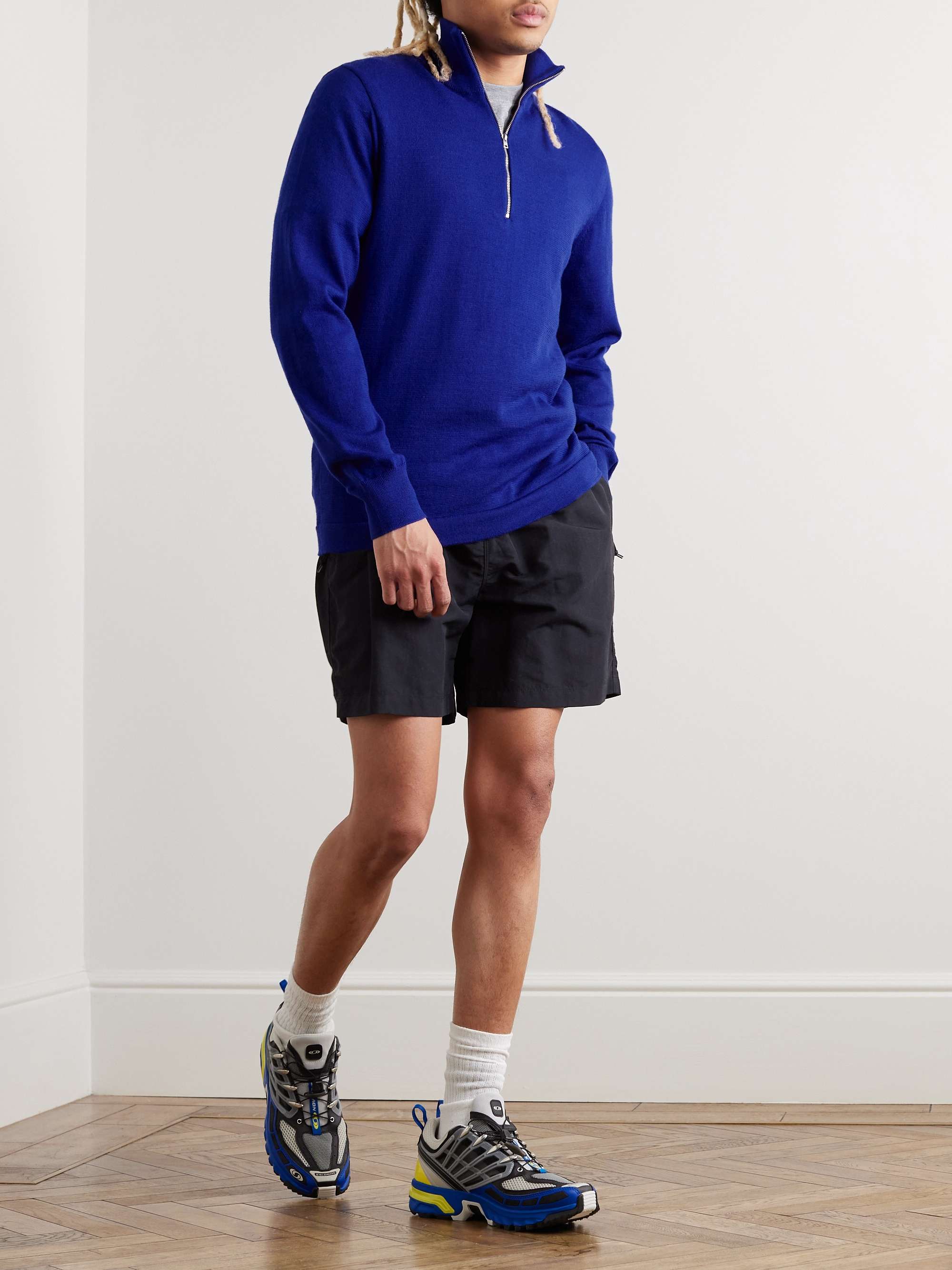 NORSE PROJECTS ARKTISK Arktisk Merino Wool-Blend Half-Zip Sweater