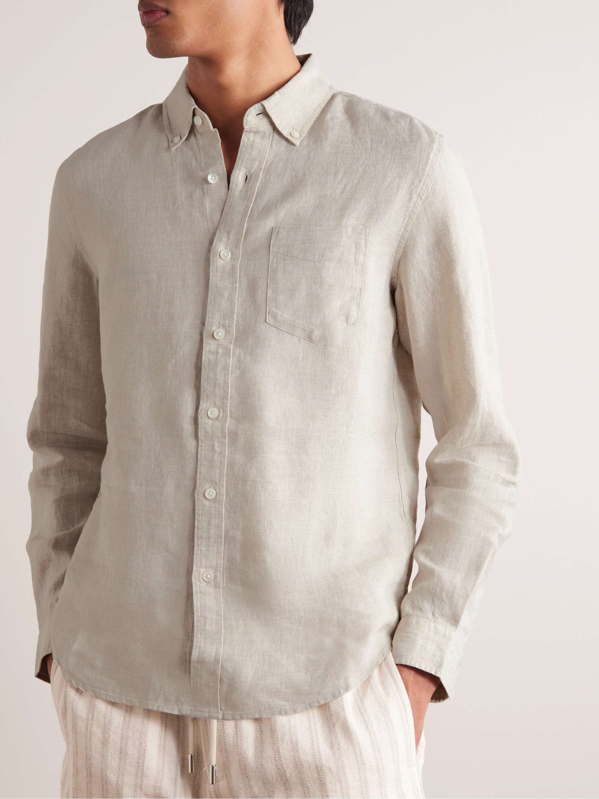 ALEX MILL Mill Button-Down Collar Linen Shirt for Men | MR PORTER