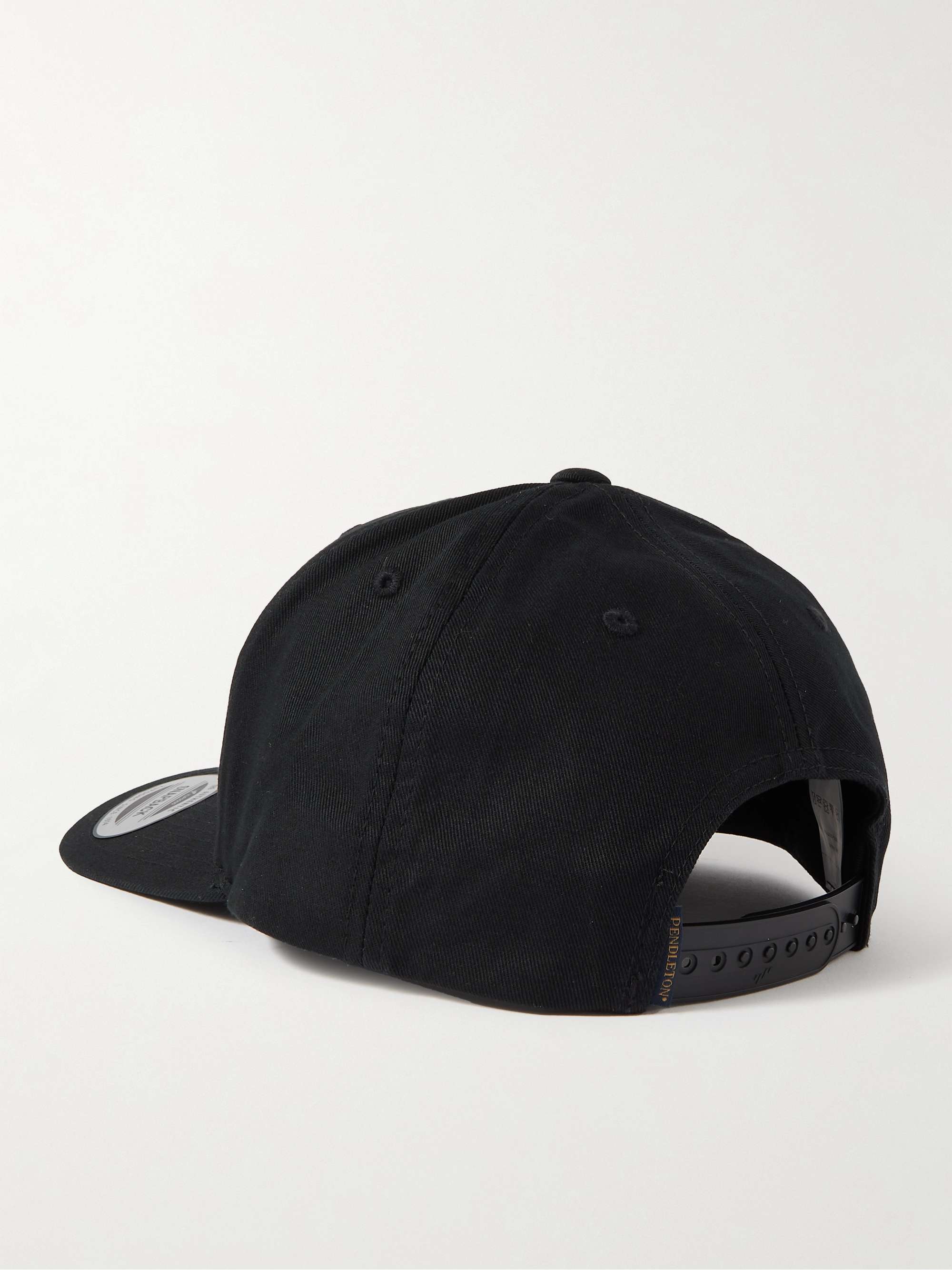PENDLETON Buffalo Embroidered Cotton-Twill Cap