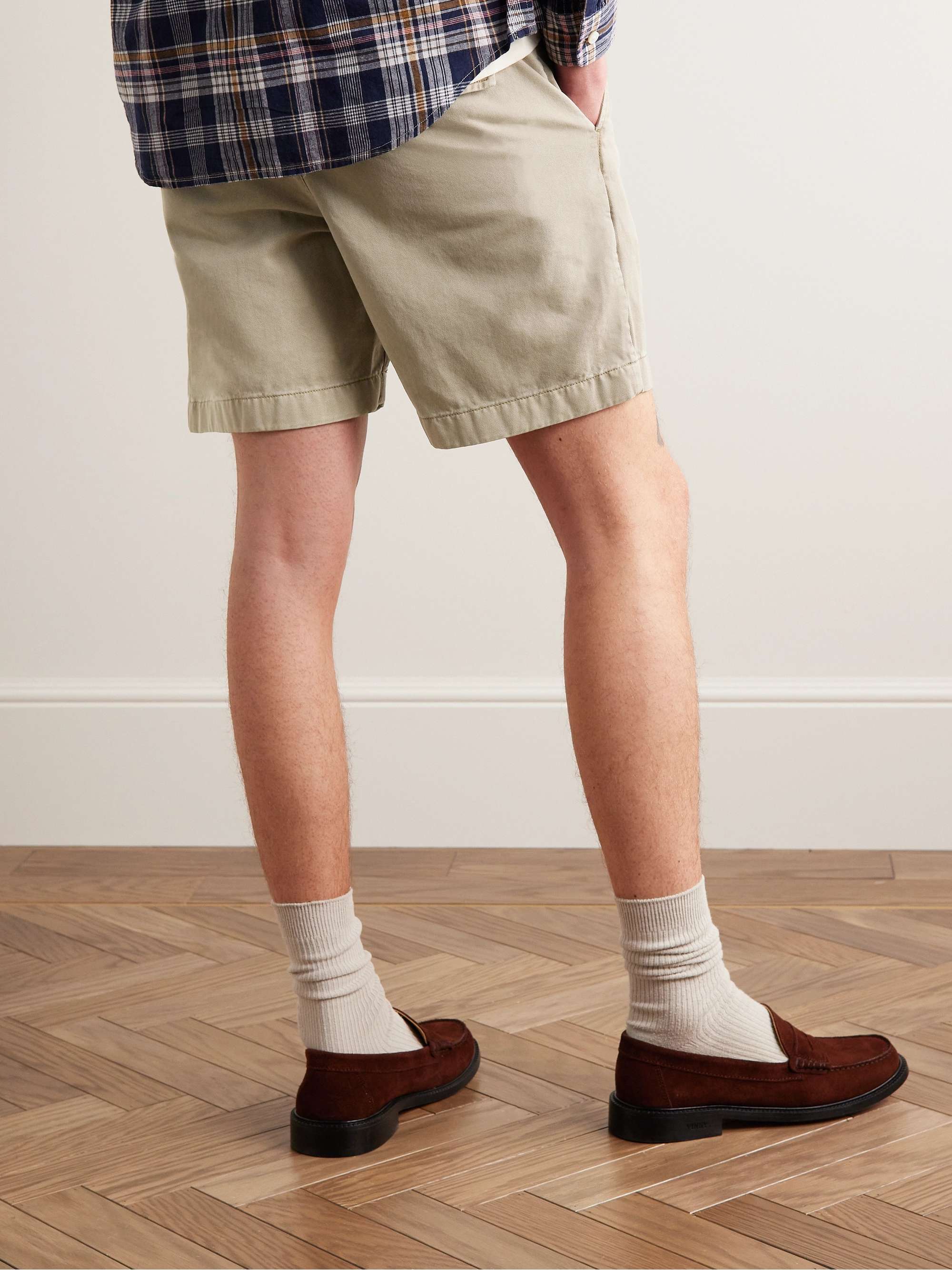 ALEX MILL Straight-Leg Cotton-Twill Shorts