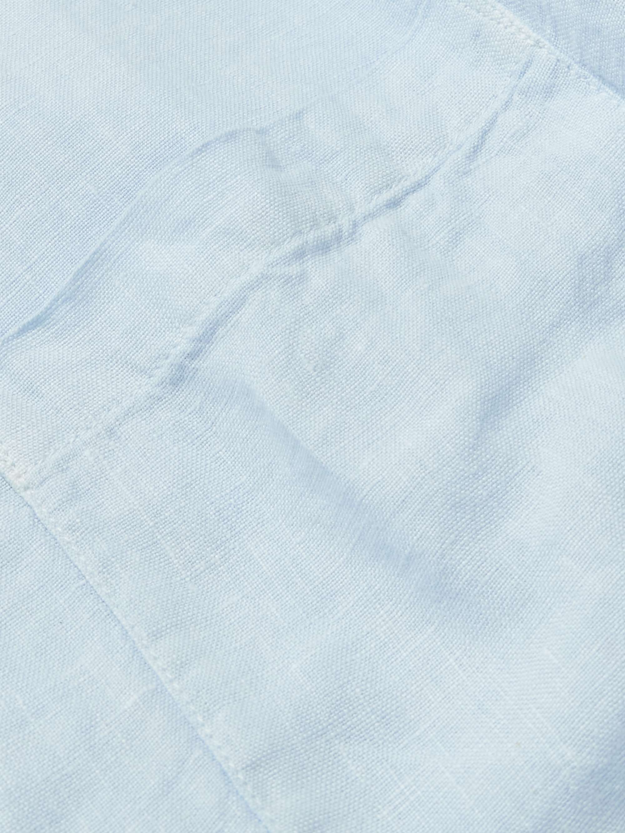 PORTUGUESE FLANNEL Camp-Collar Linen Shirt