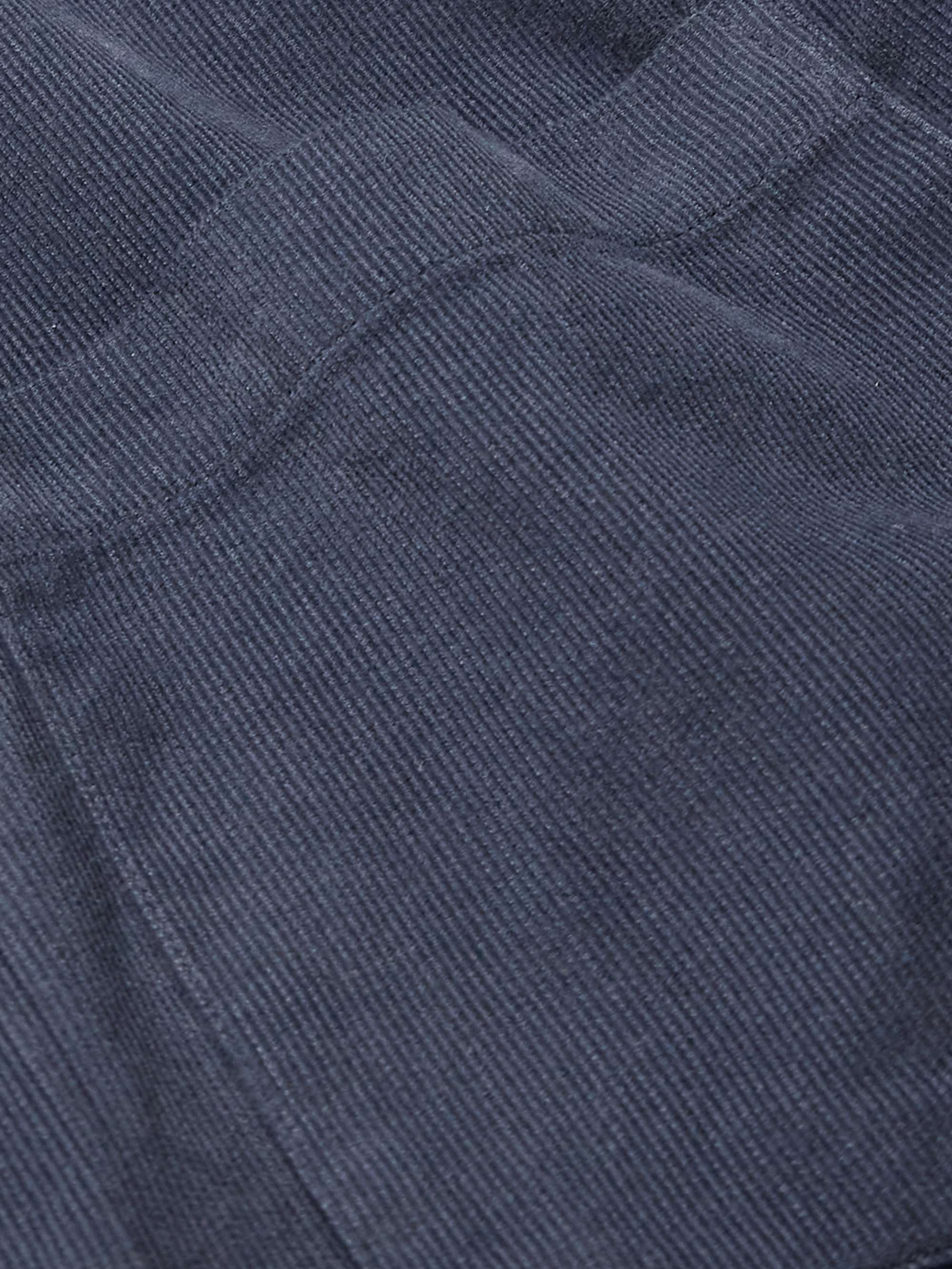 PORTUGUESE FLANNEL Convertible-Collar Cotton-Corduroy Shirt