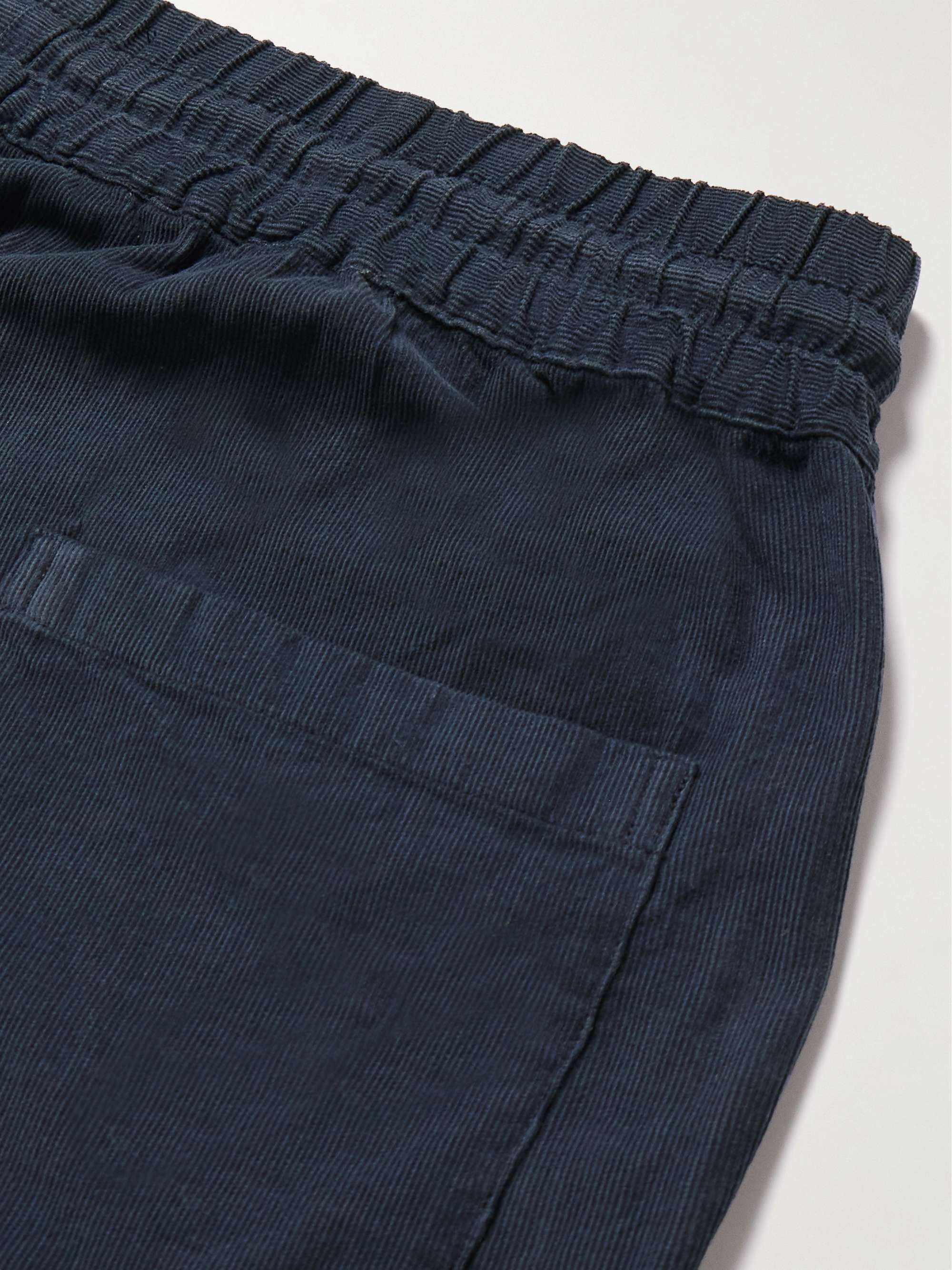 PORTUGUESE FLANNEL Straight-Leg Cotton-Corduroy Drawstring Shorts