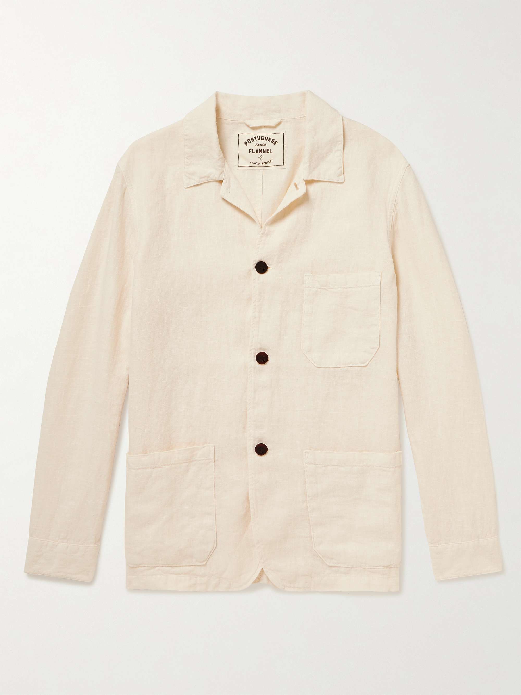 PORTUGUESE FLANNEL Labura Slim-Fit Linen Jacket for Men | MR PORTER