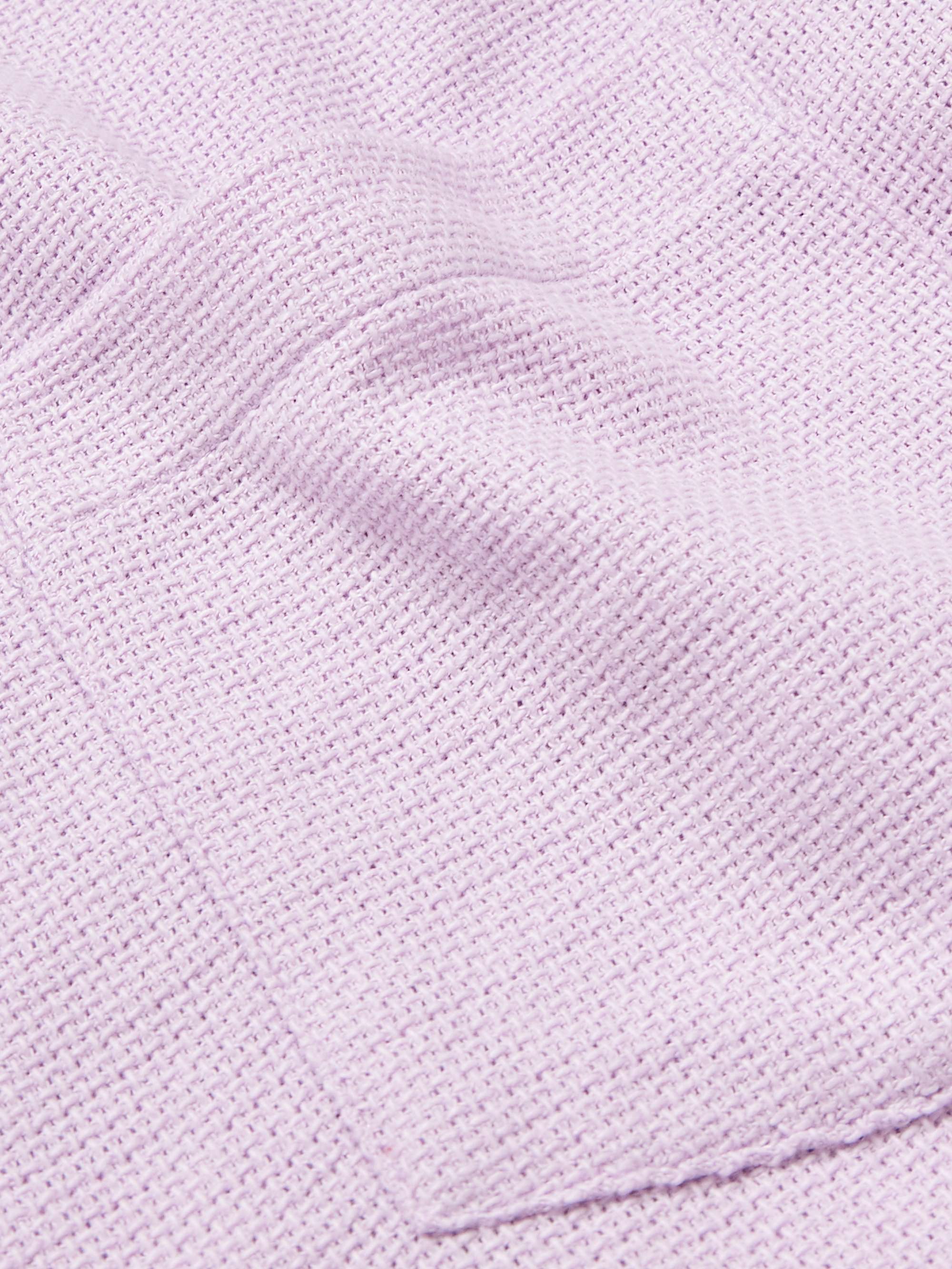 PORTUGUESE FLANNEL Convertible-Collar Cotton-Piqué Shirt