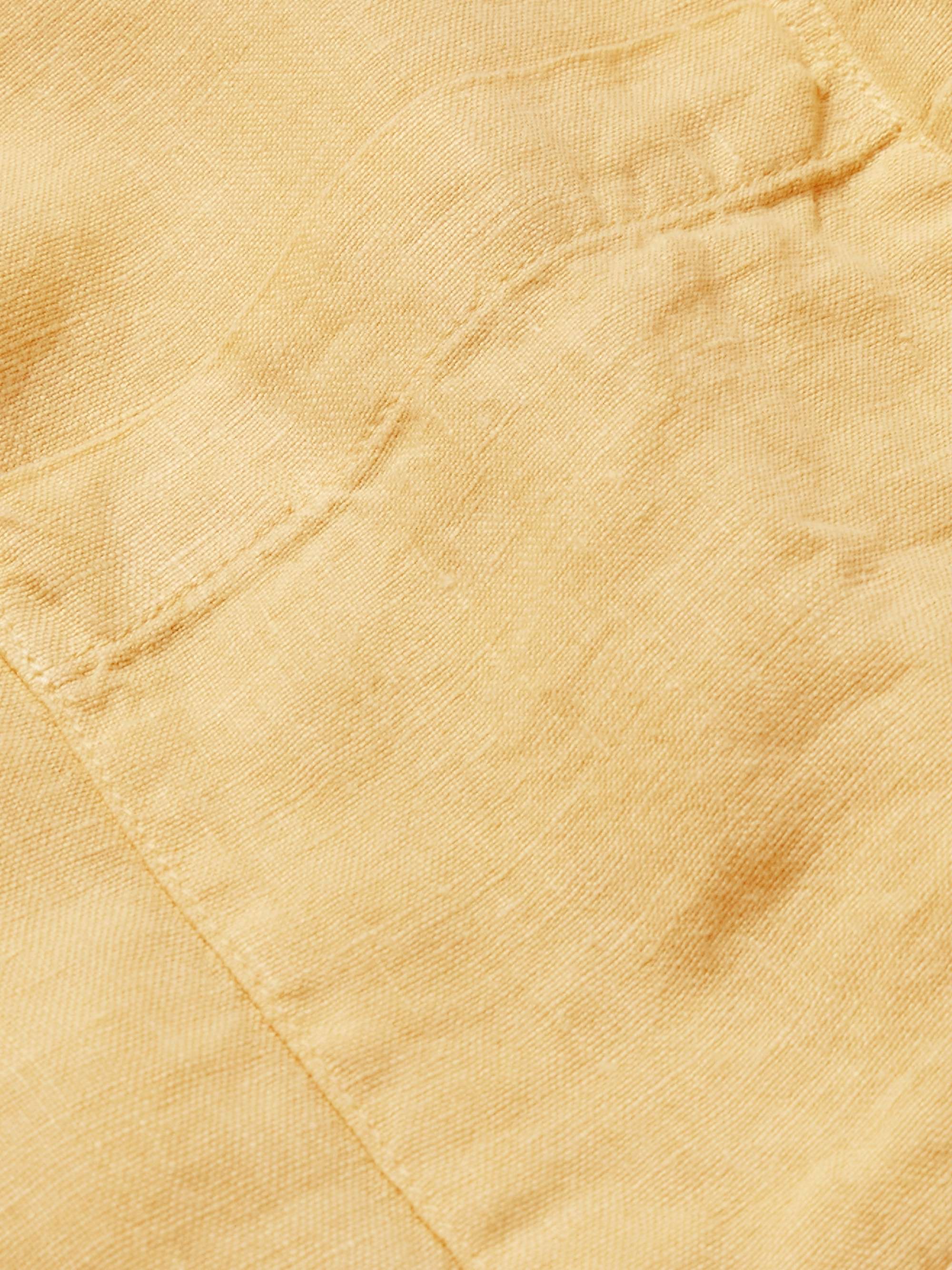 PORTUGUESE FLANNEL Camp-Collar Linen Shirt