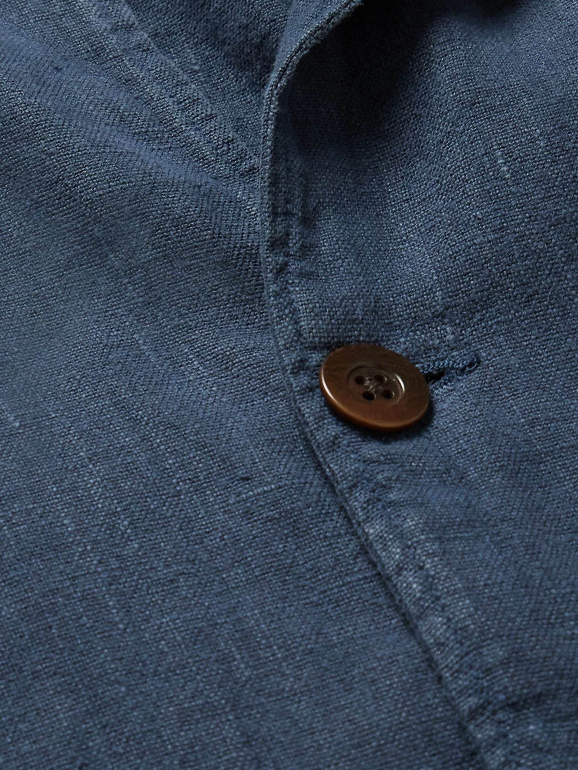 PORTUGUESE FLANNEL Labura Slim-Fit Linen Jacket