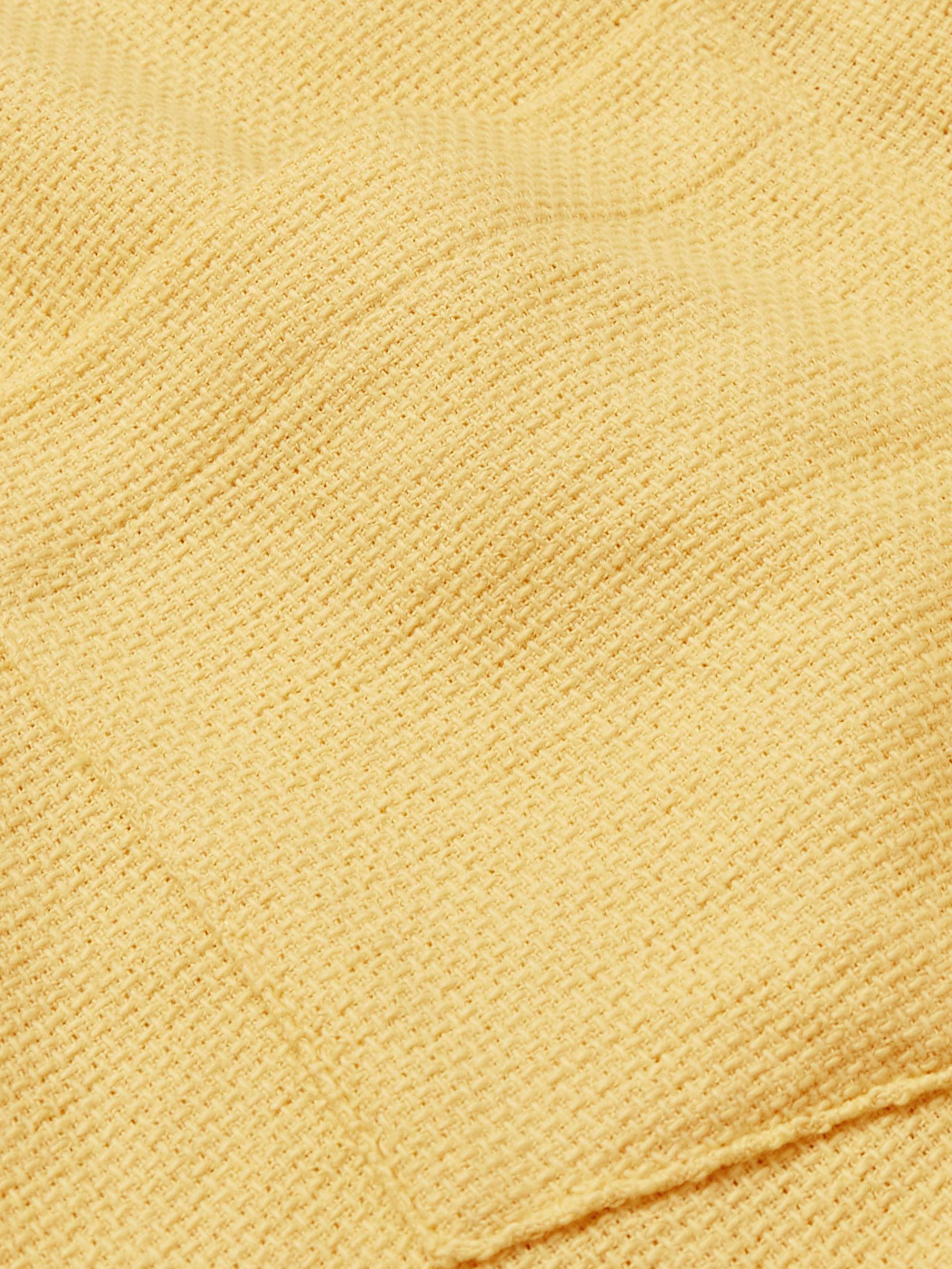 PORTUGUESE FLANNEL Convertible-Collar Cotton-Piqué Shirt